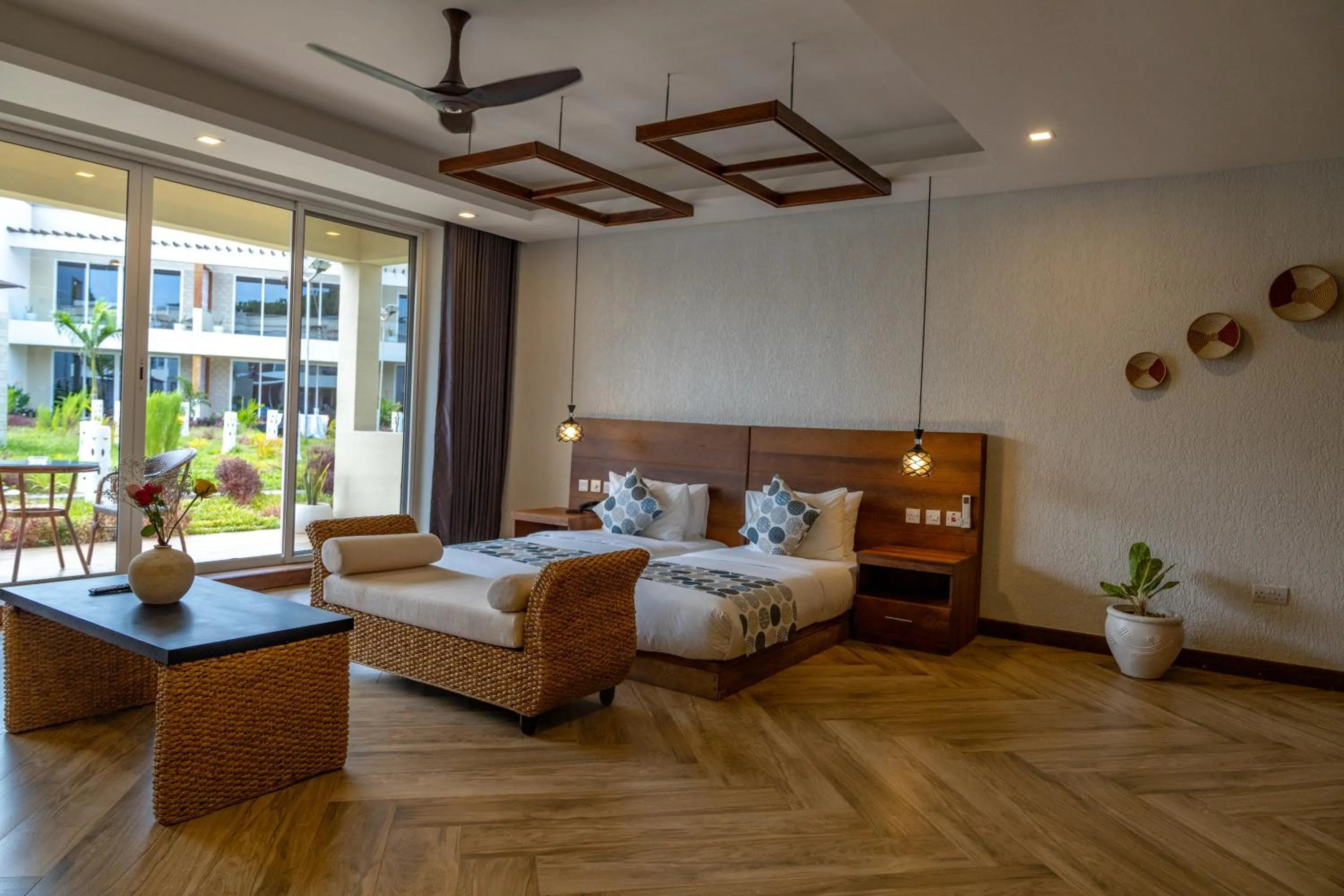 Bed in Blue Ocean Resort & Residences