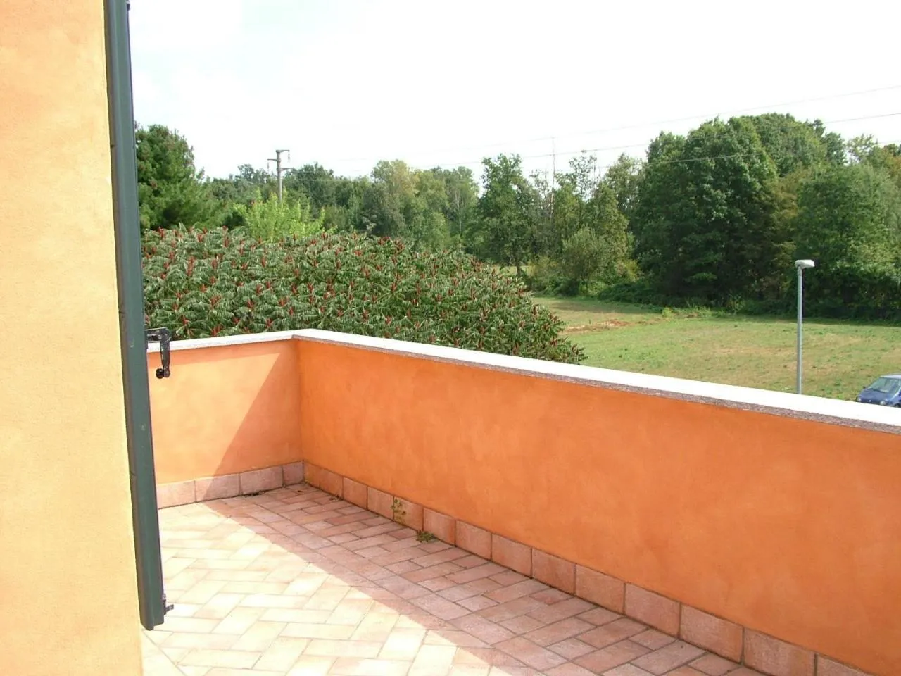 Garden view in B&B Belvedere