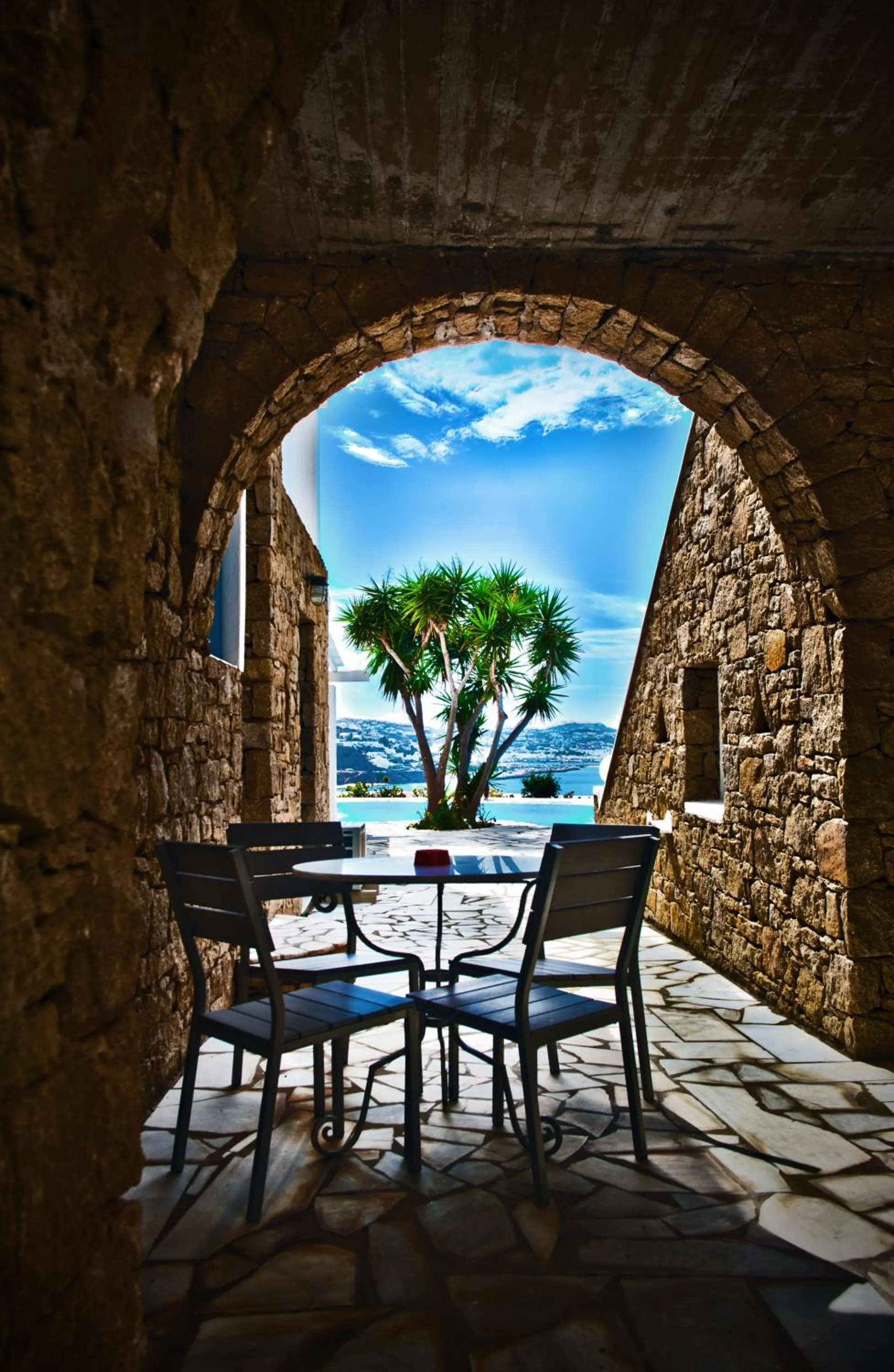 Patio in Adikri Villas & Suites
