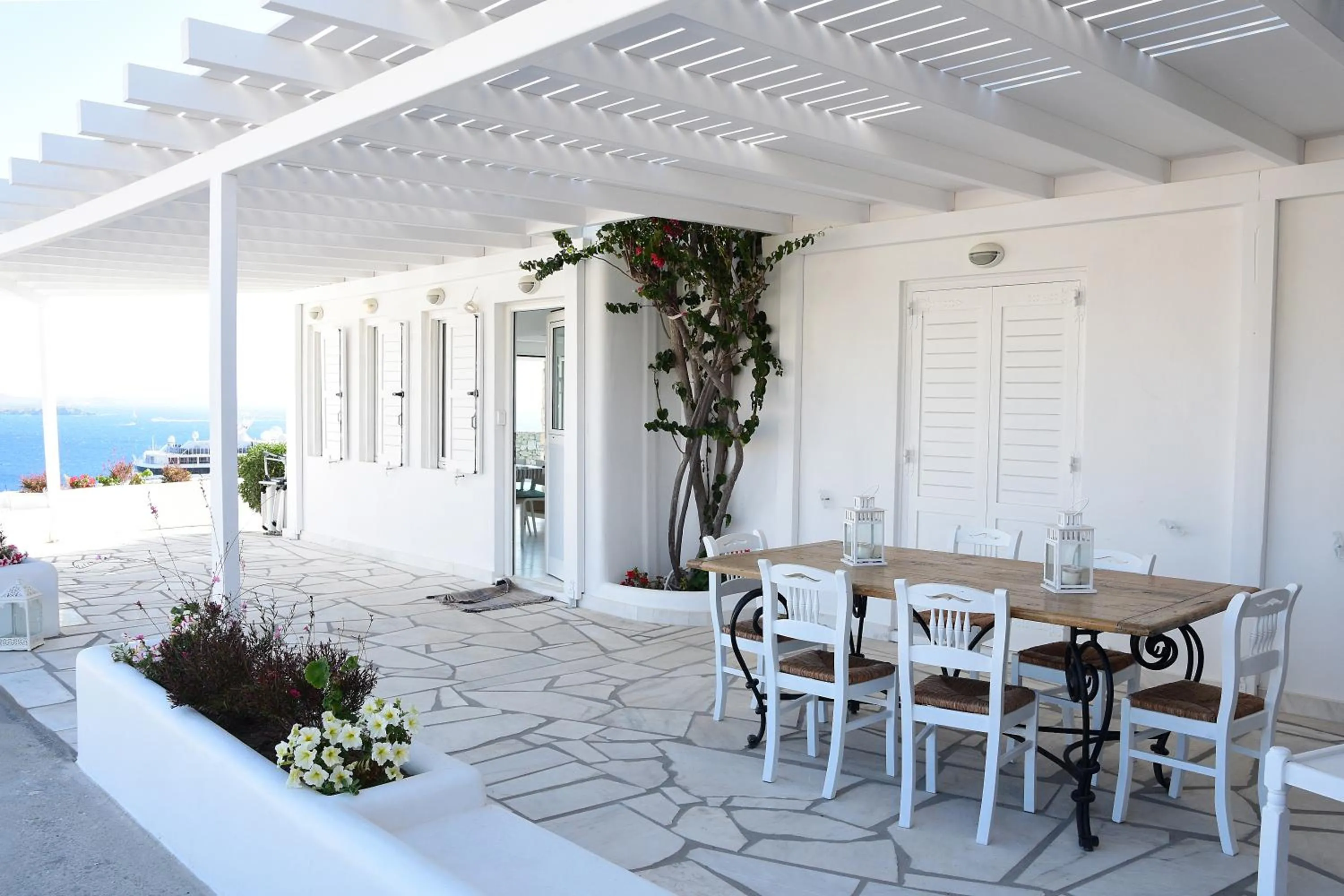 Patio in Adikri Villas & Suites