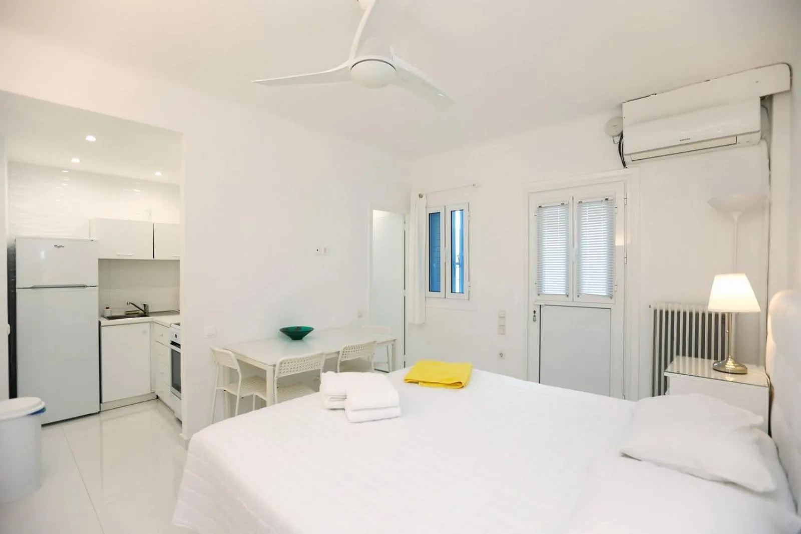 Bed in Adikri Villas & Suites