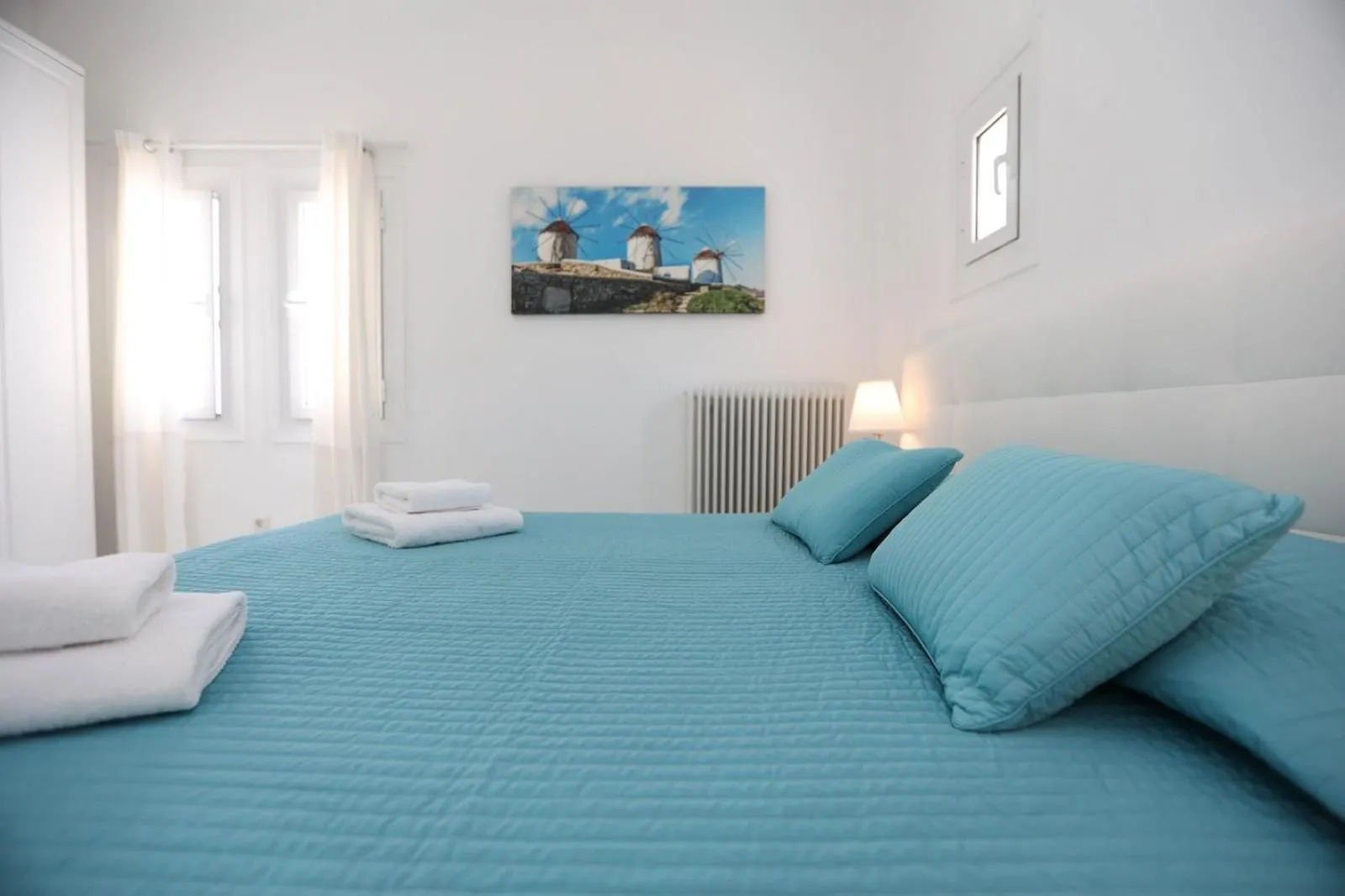 Bed in Adikri Villas & Suites