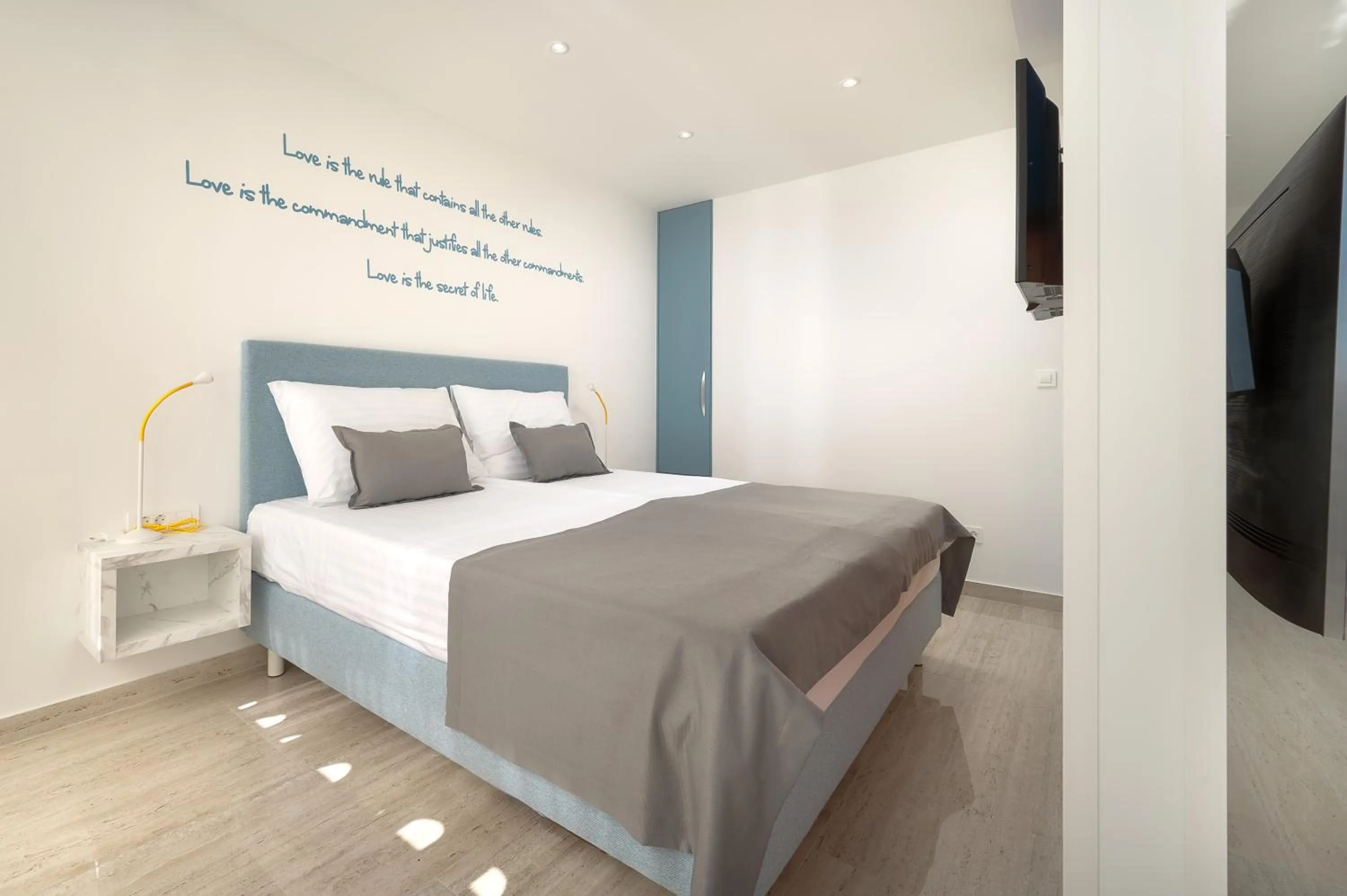 Bedroom, Bed in Sea View Apartment 4 You in Split