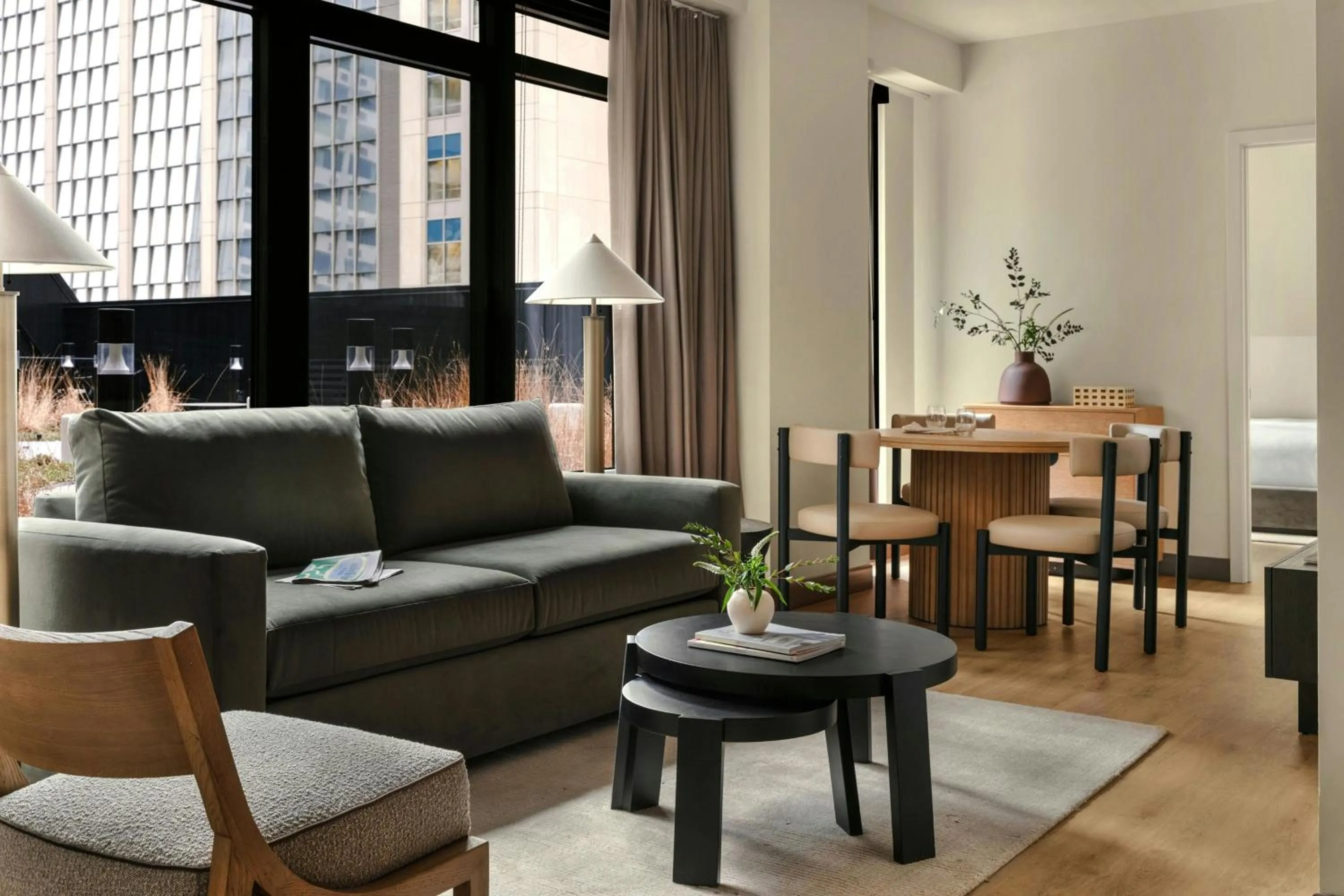 Living room in Sonder by Marriott Bonvoy Onterie Apartments Magnificent Mile