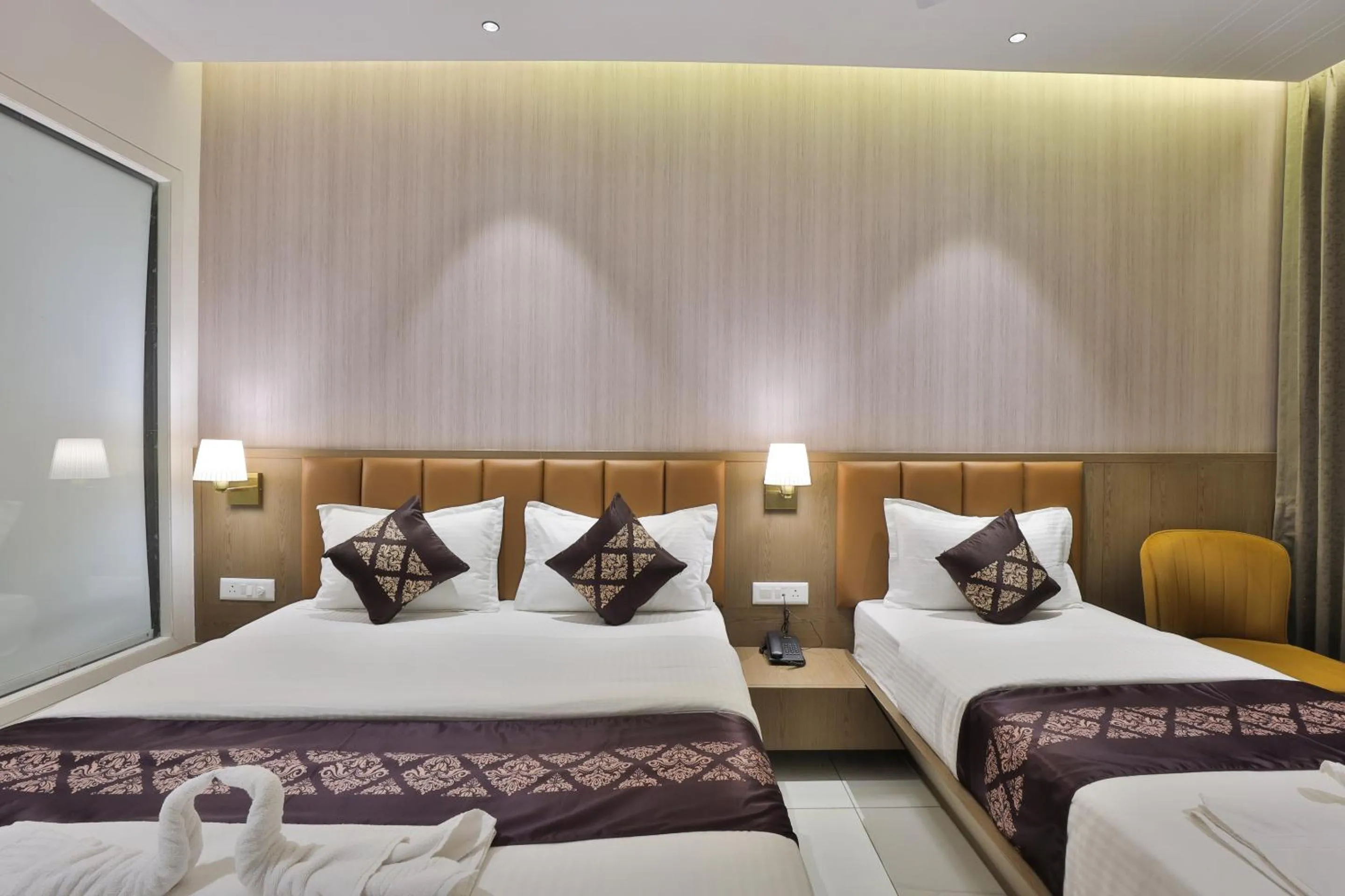 Bed in Hotel Bawa Inn