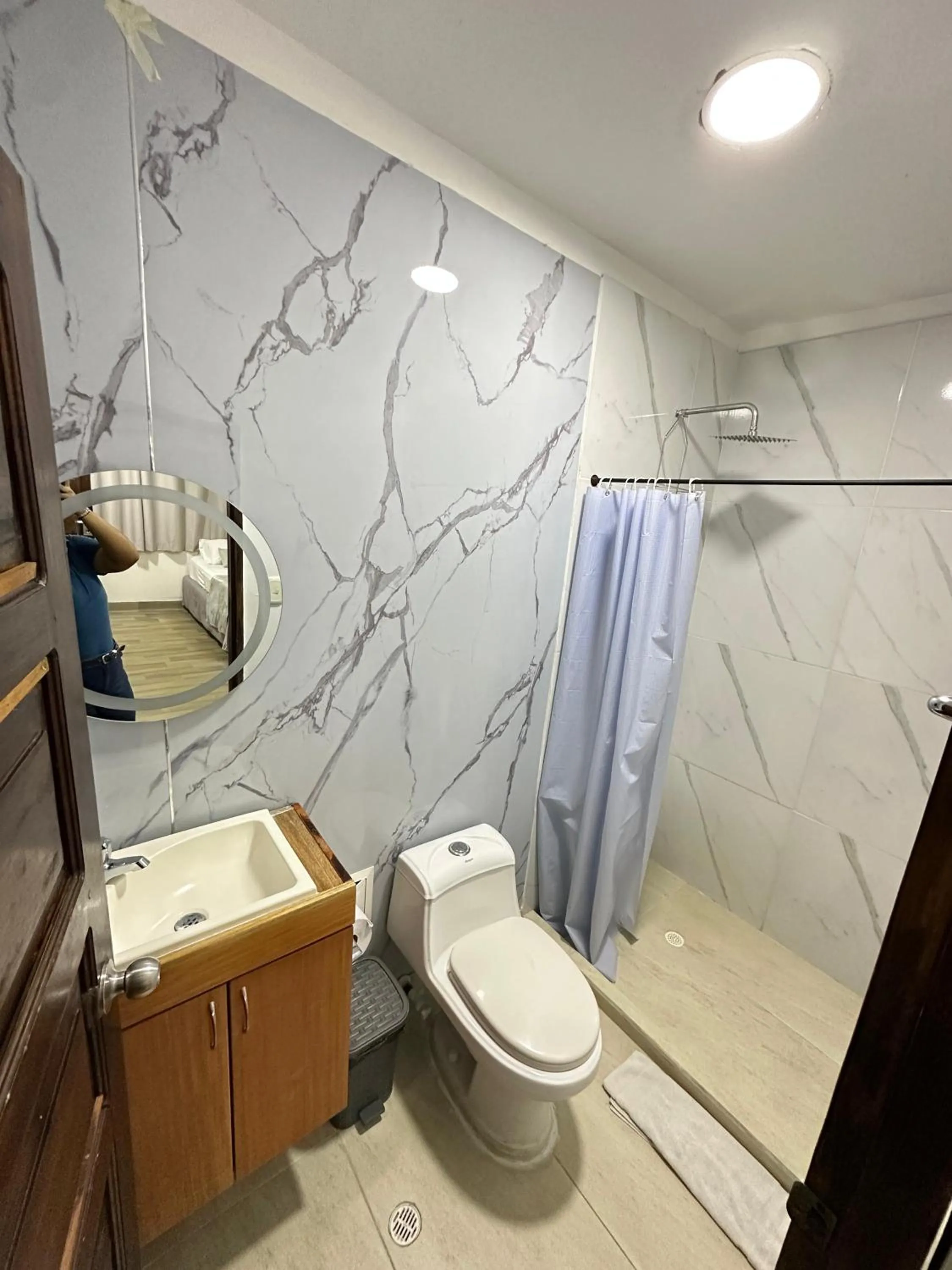 Toilet in Santa Alejandría Hotel