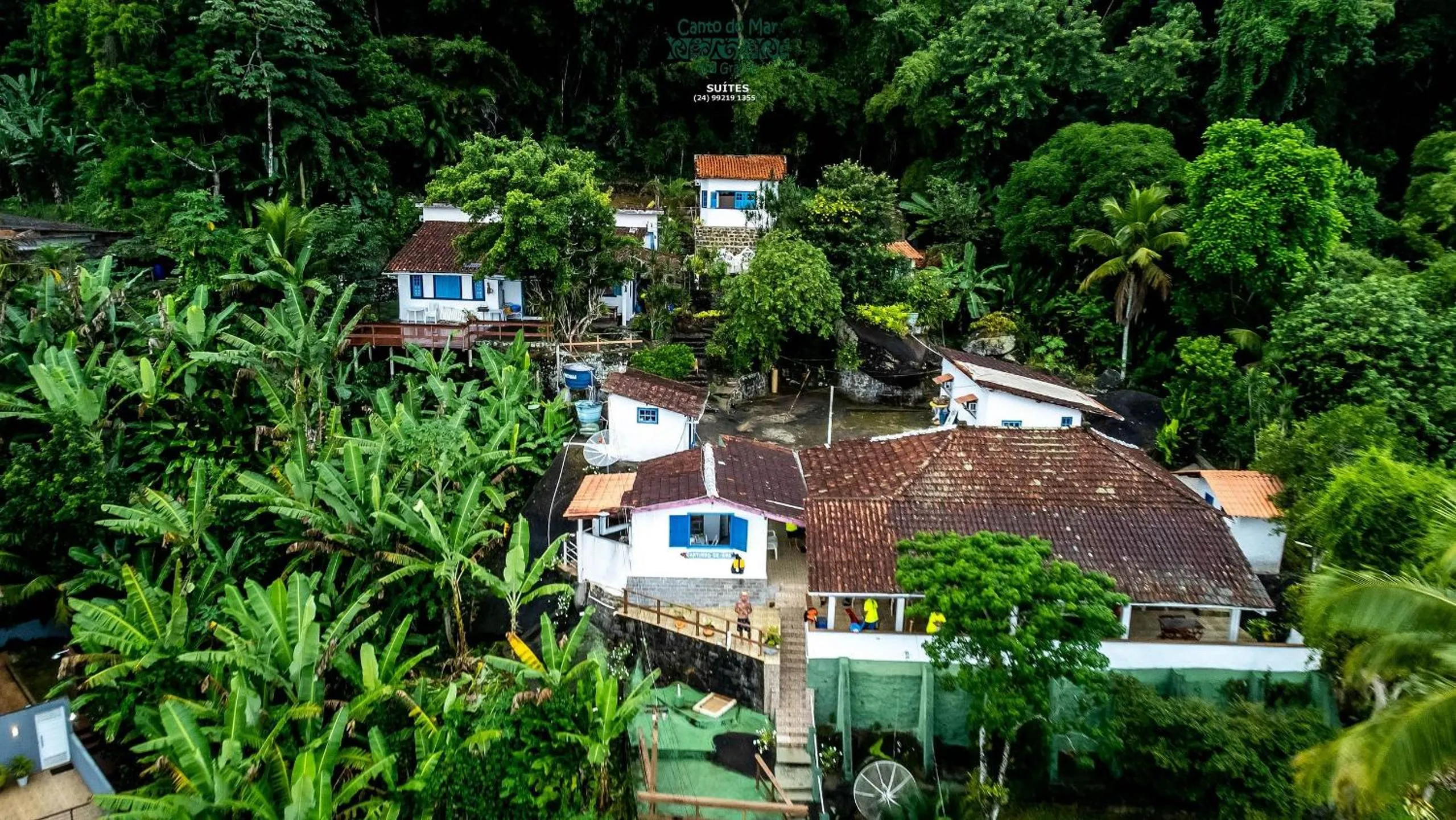 Property building in Pousada Canto do Mar Ilha Grande
