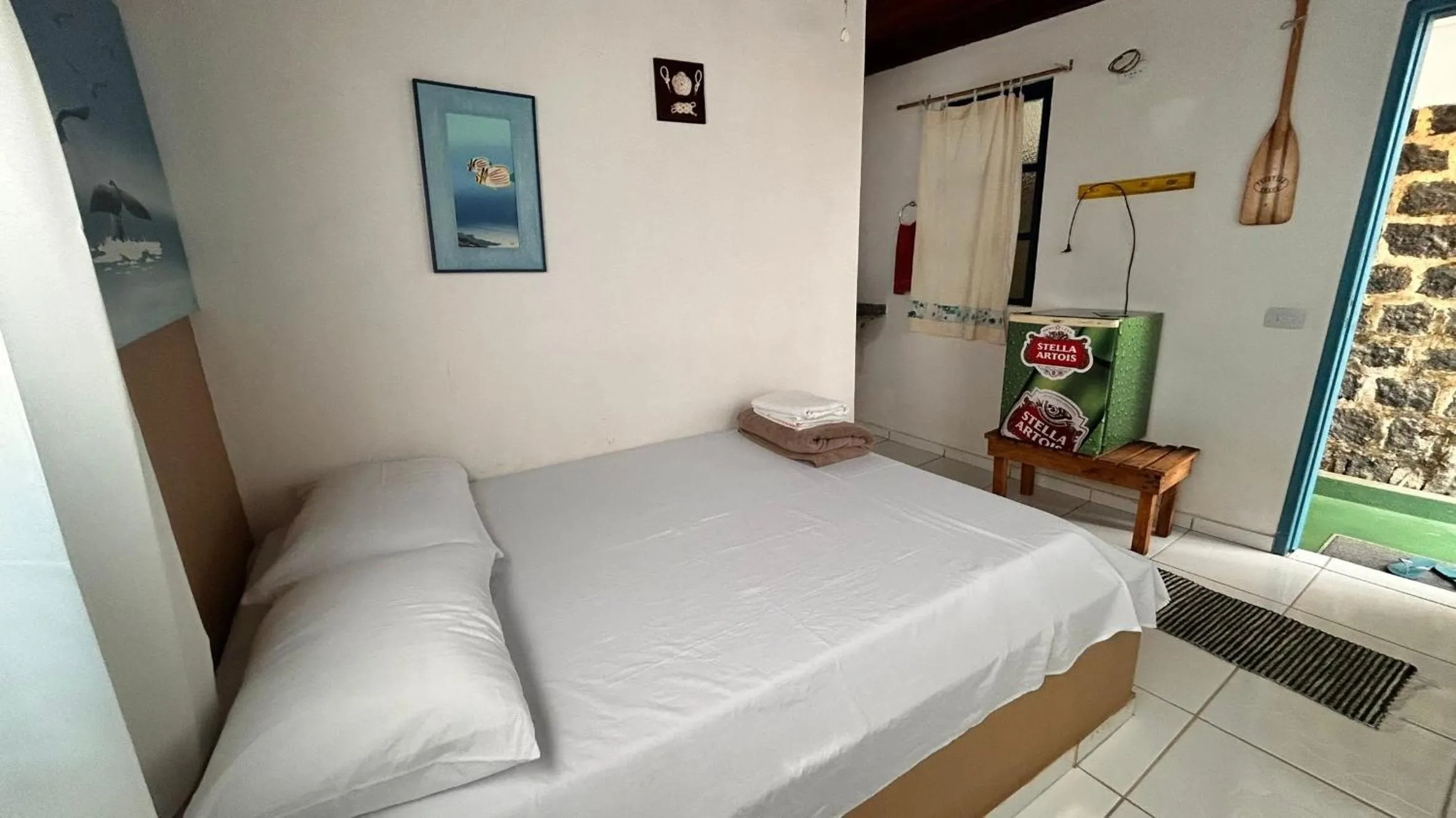 Bed in Pousada Canto do Mar Ilha Grande