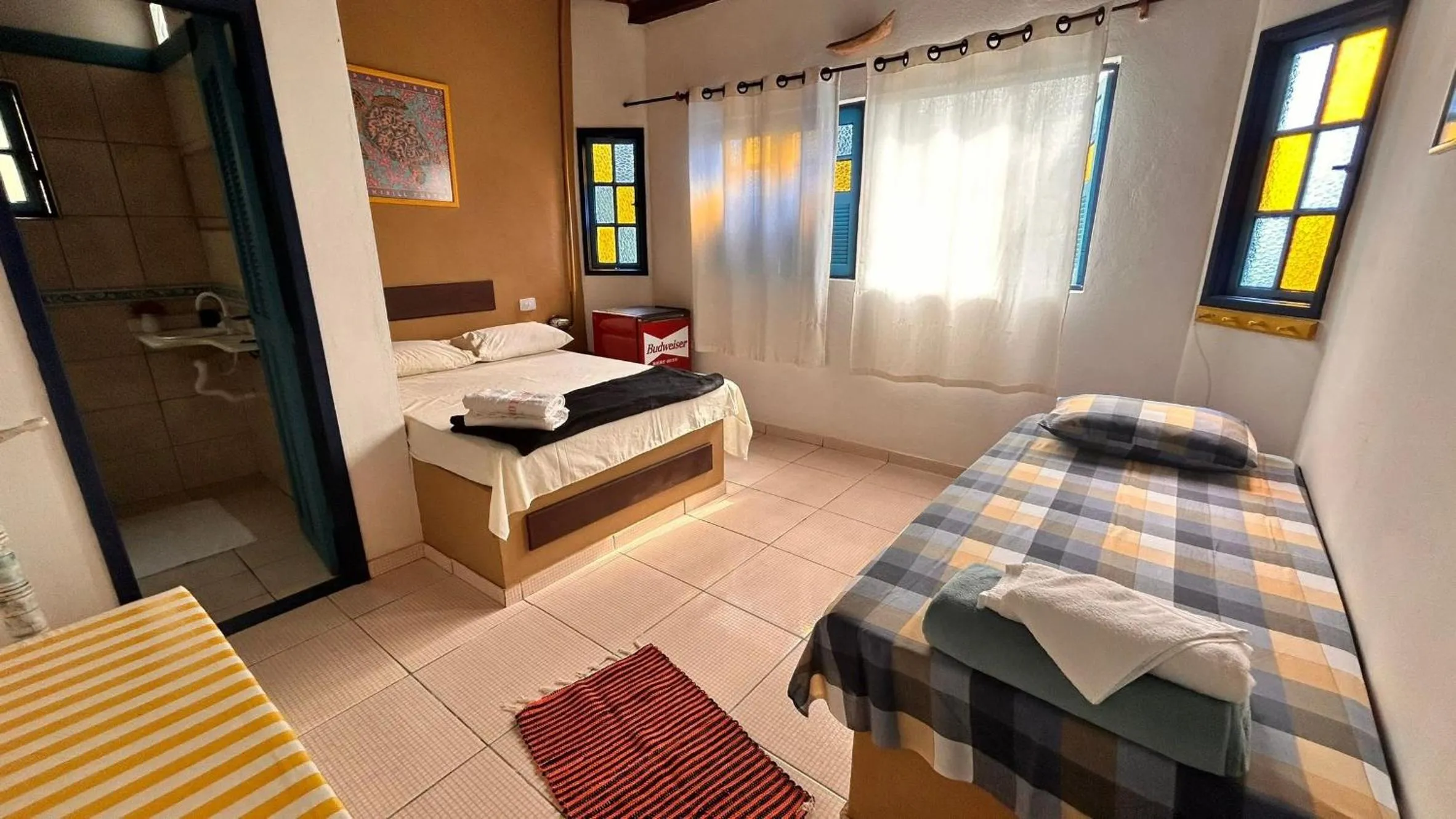 Bed in Pousada Canto do Mar Ilha Grande