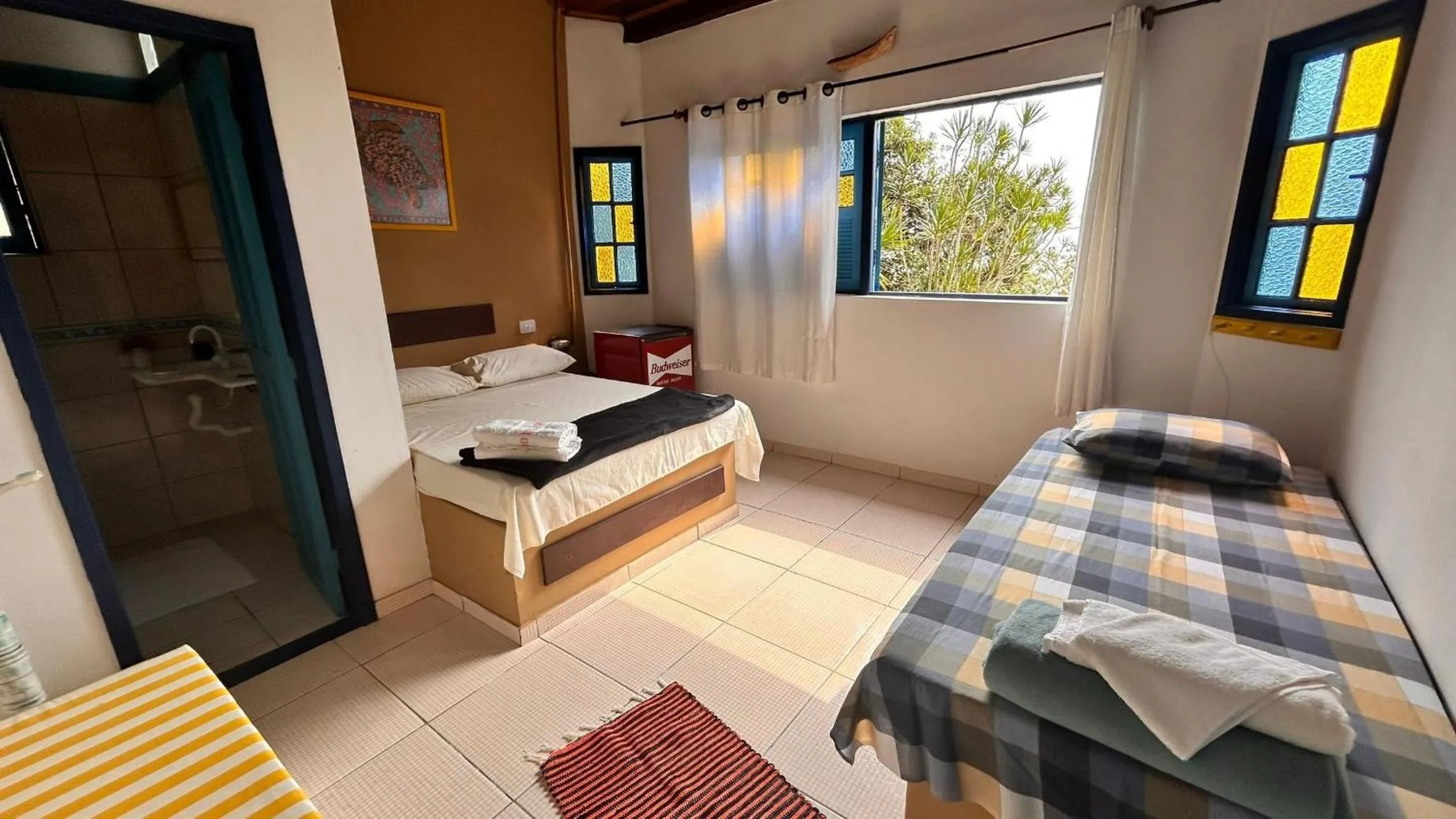 Bed in Pousada Canto do Mar Ilha Grande