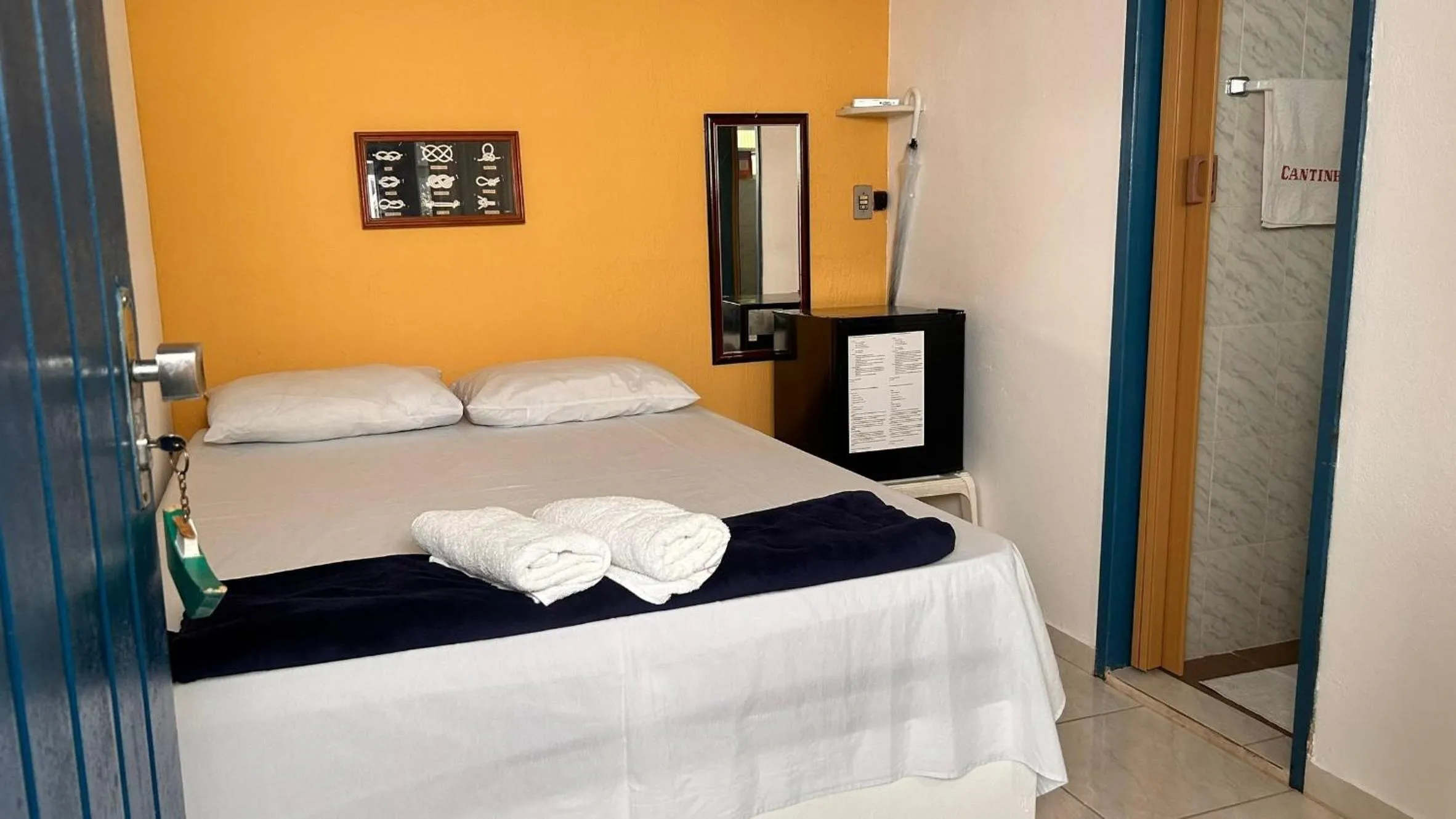 Bed in Pousada Canto do Mar Ilha Grande