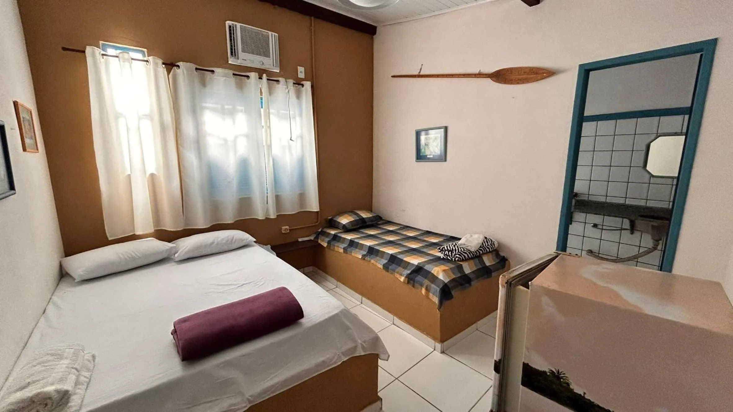 Bed in Pousada Canto do Mar Ilha Grande
