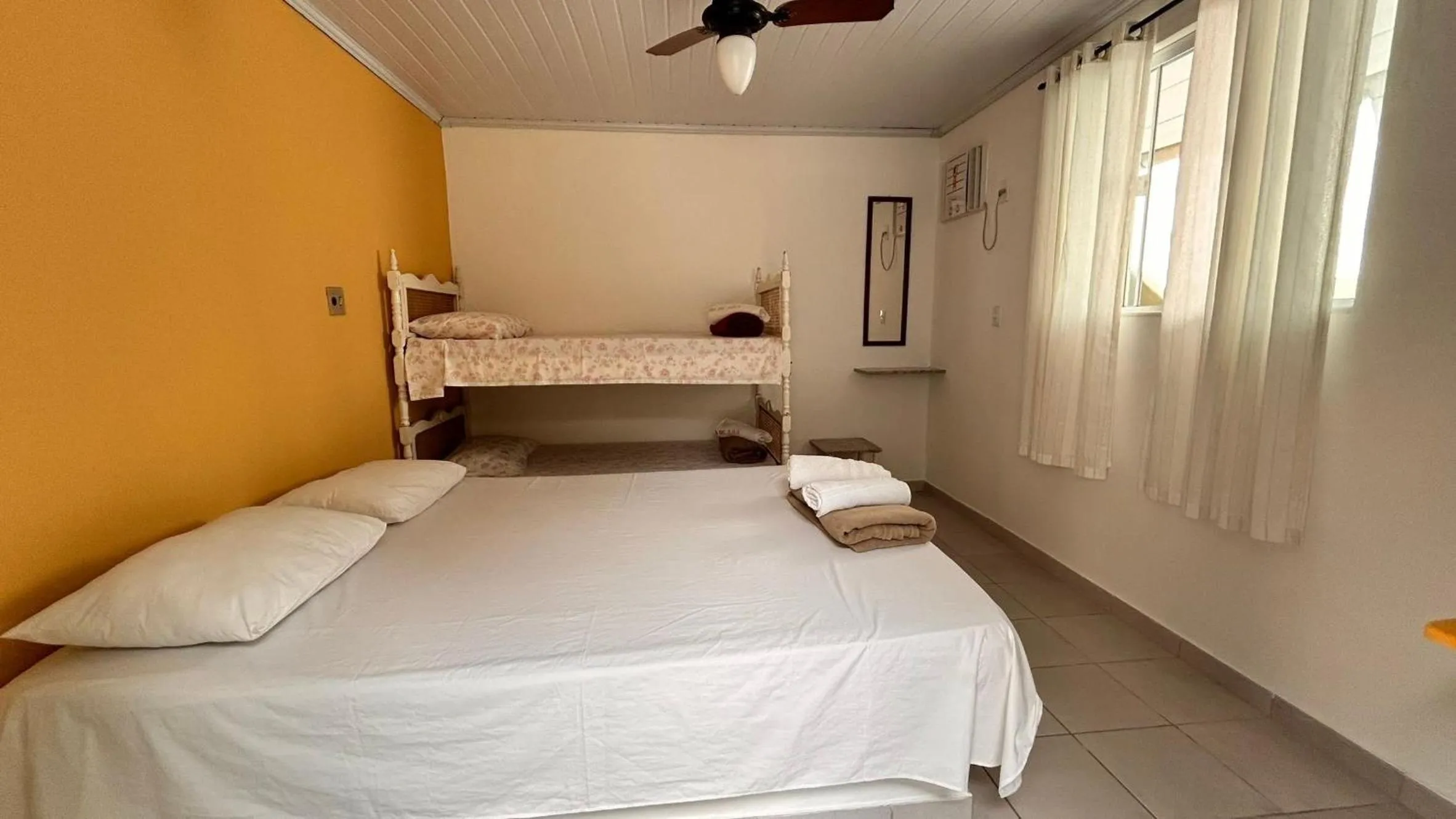 Bed in Pousada Canto do Mar Ilha Grande
