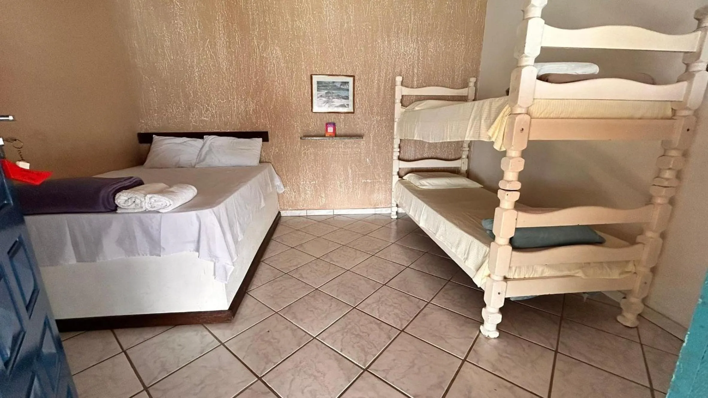 Bed in Pousada Canto do Mar Ilha Grande