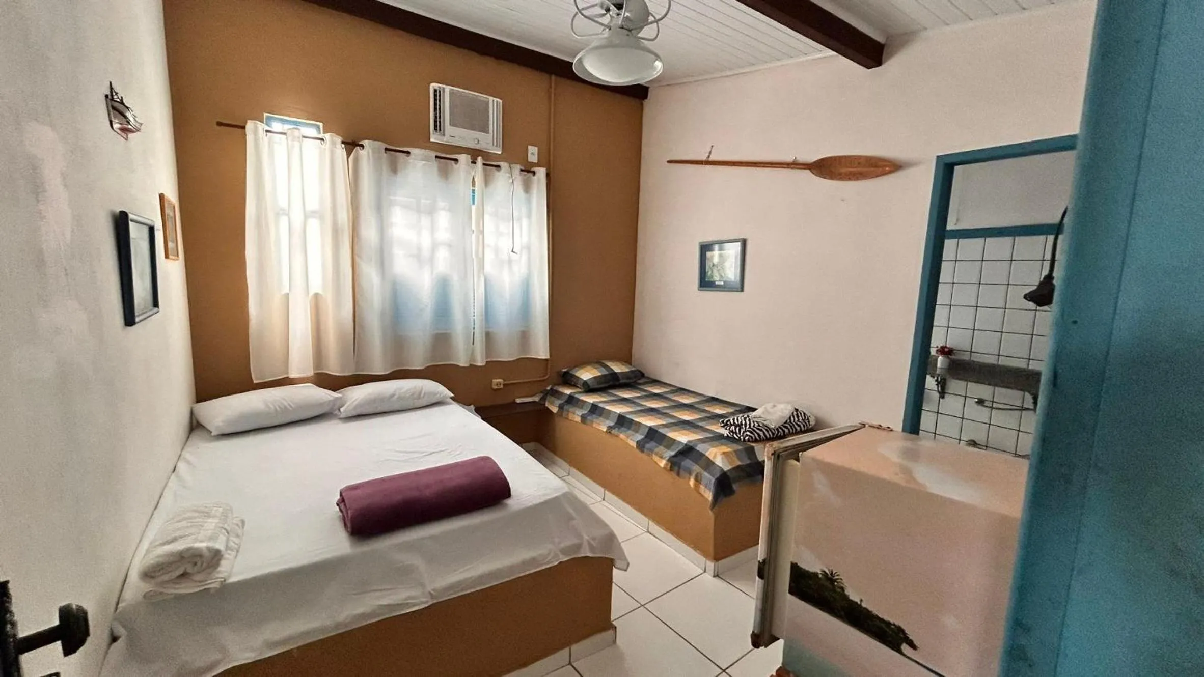 Bed in Pousada Canto do Mar Ilha Grande