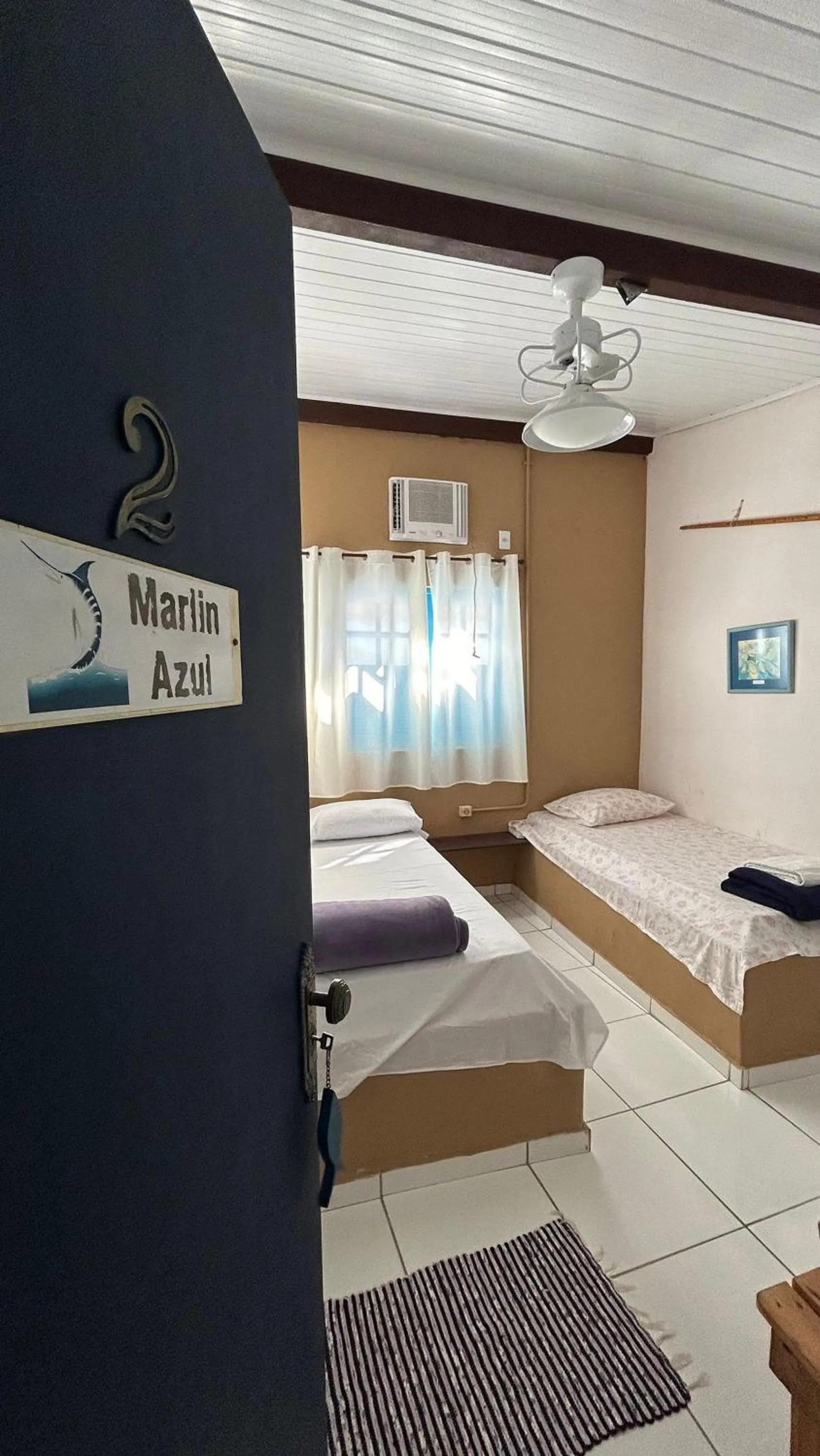 Bed in Pousada Canto do Mar Ilha Grande