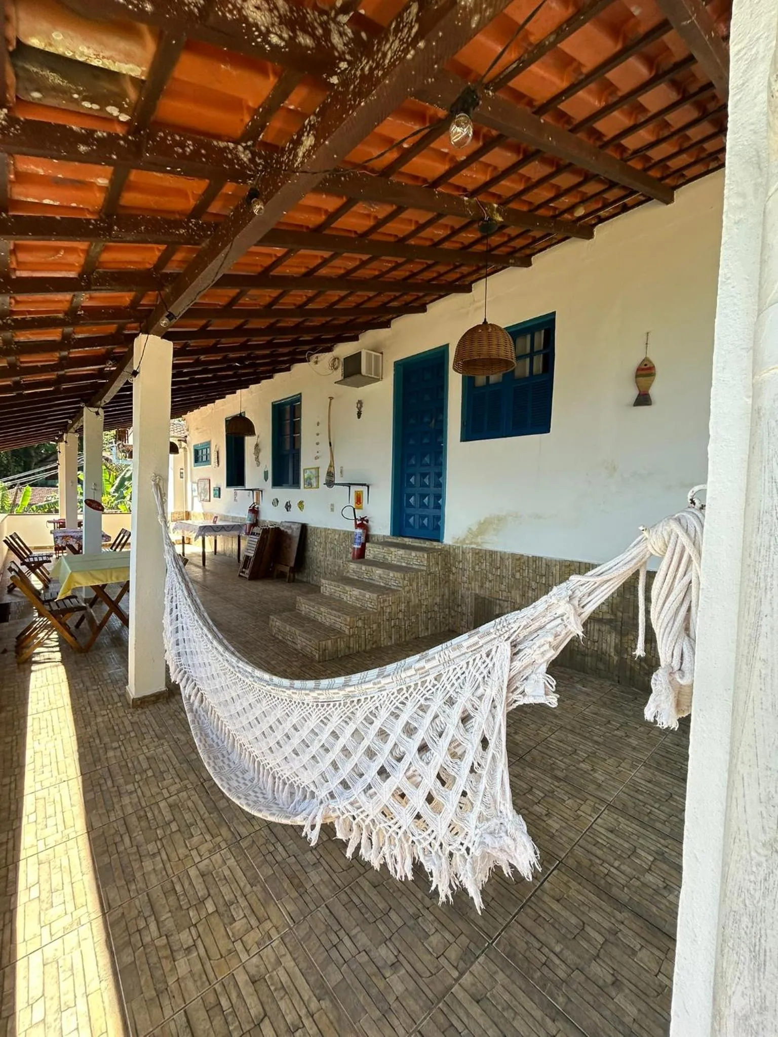 Patio in Pousada Canto do Mar Ilha Grande