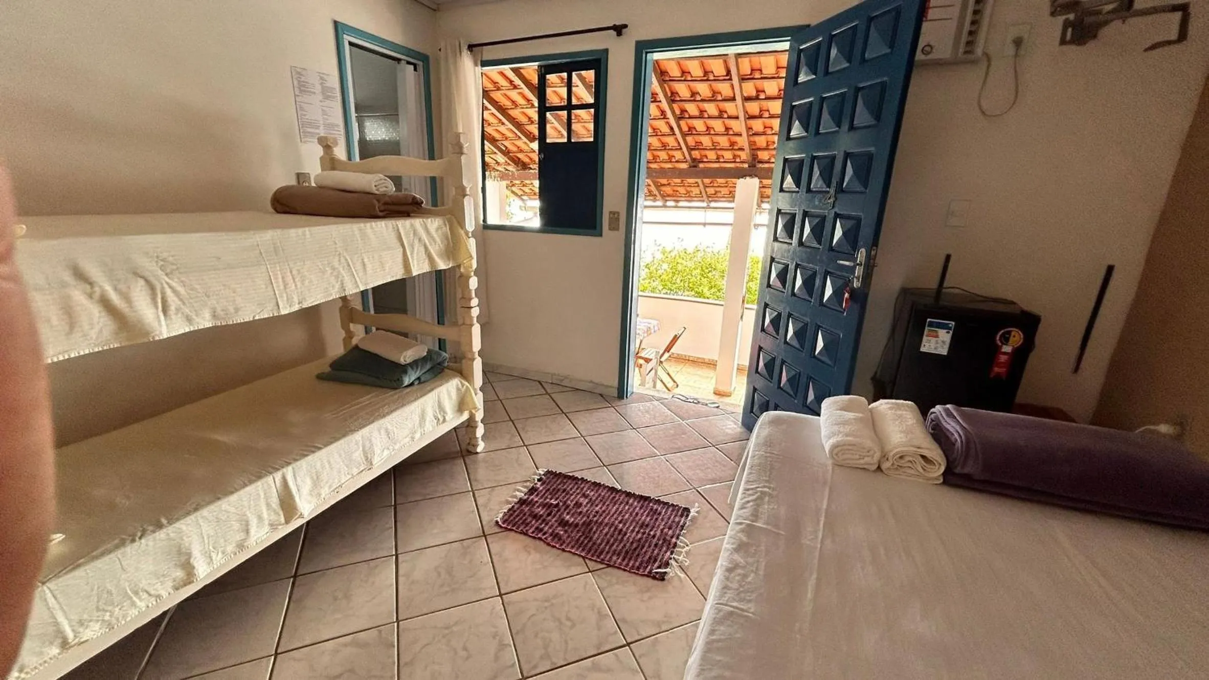 Bed in Pousada Canto do Mar Ilha Grande