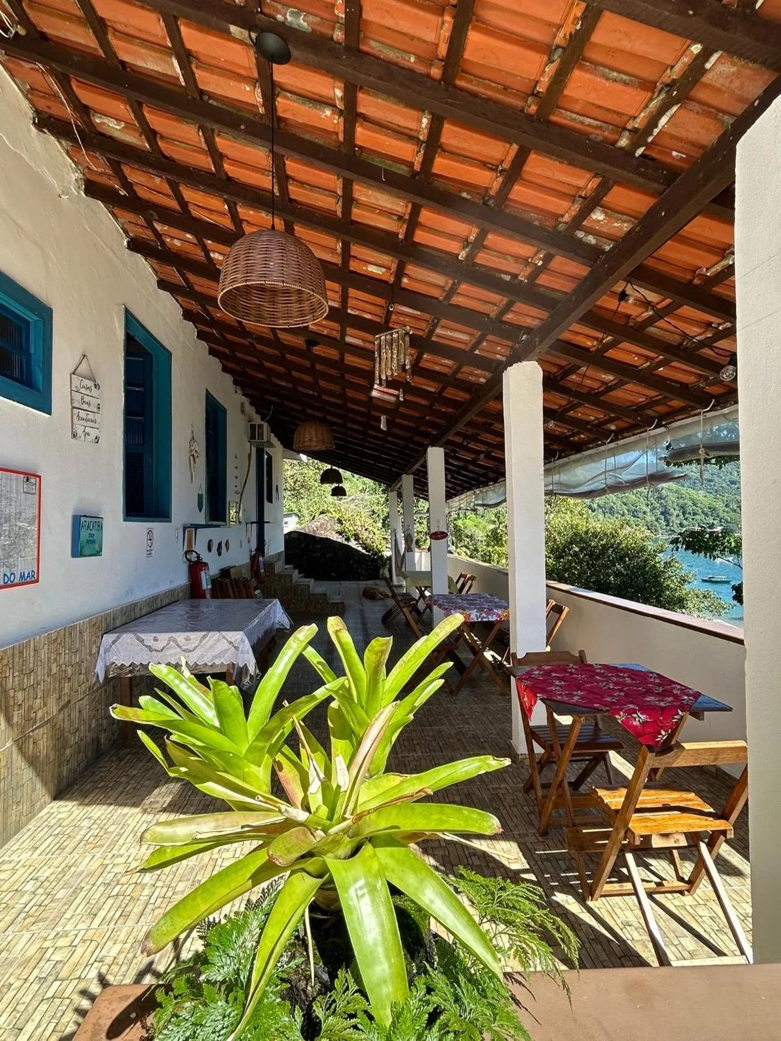 Patio in Pousada Canto do Mar Ilha Grande