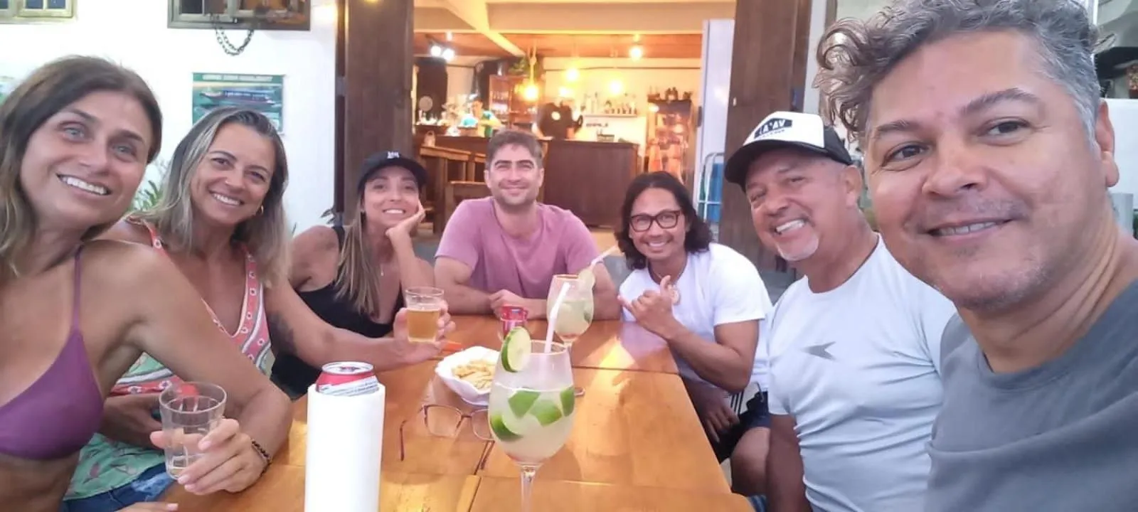 Restaurant/places to eat in Pousada Canto do Mar Ilha Grande