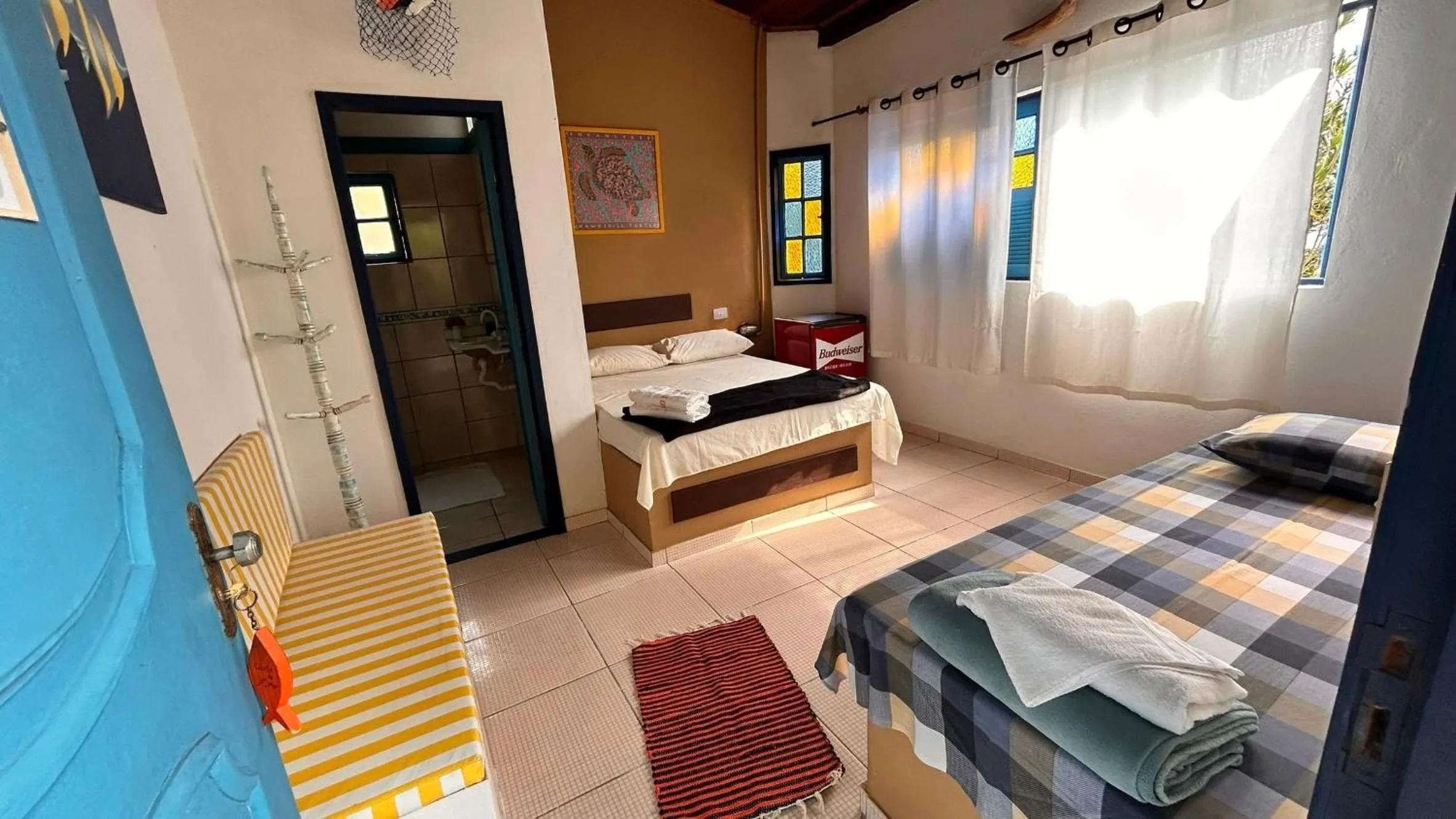 Bed in Pousada Canto do Mar Ilha Grande