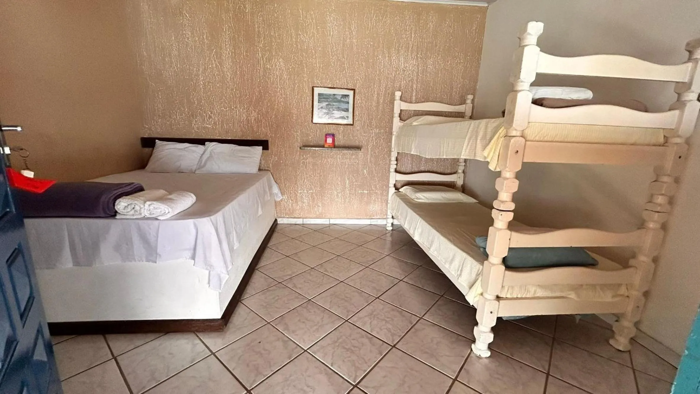 Bed in Pousada Canto do Mar Ilha Grande