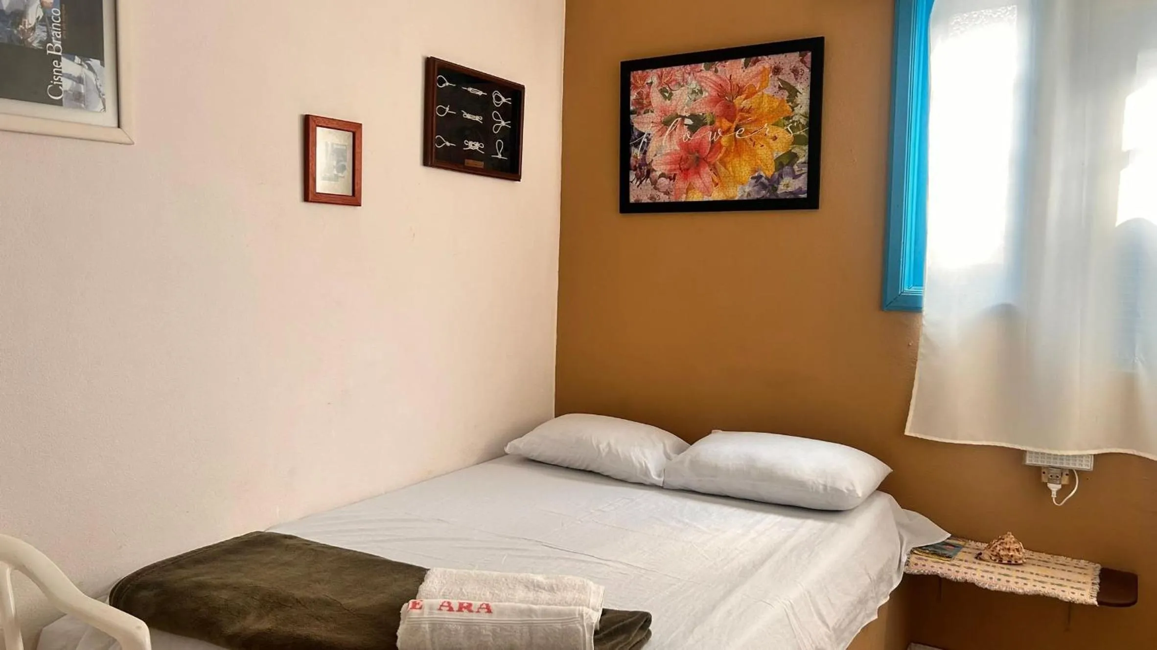 Bed in Pousada Canto do Mar Ilha Grande