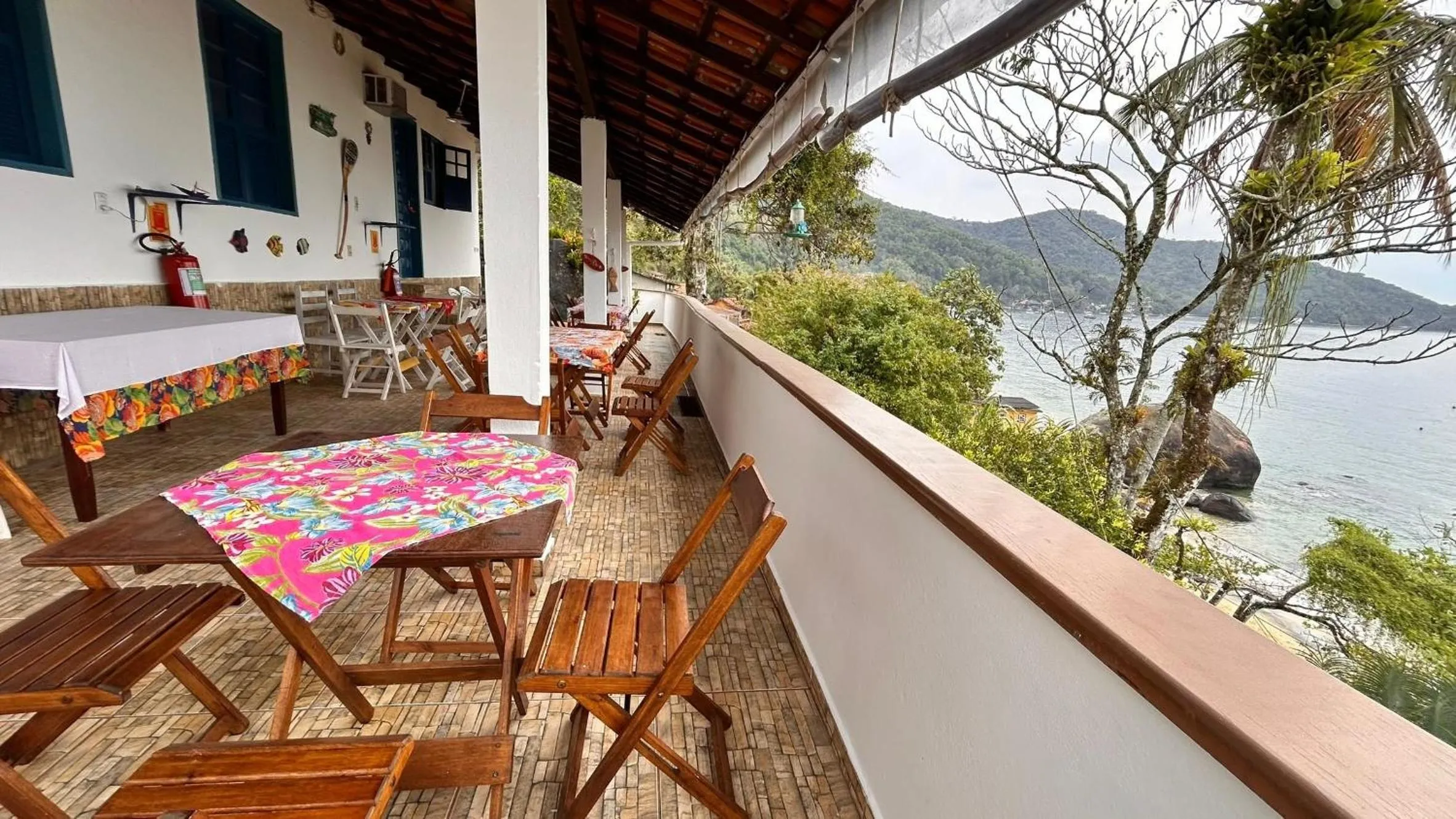 Patio in Pousada Canto do Mar Ilha Grande