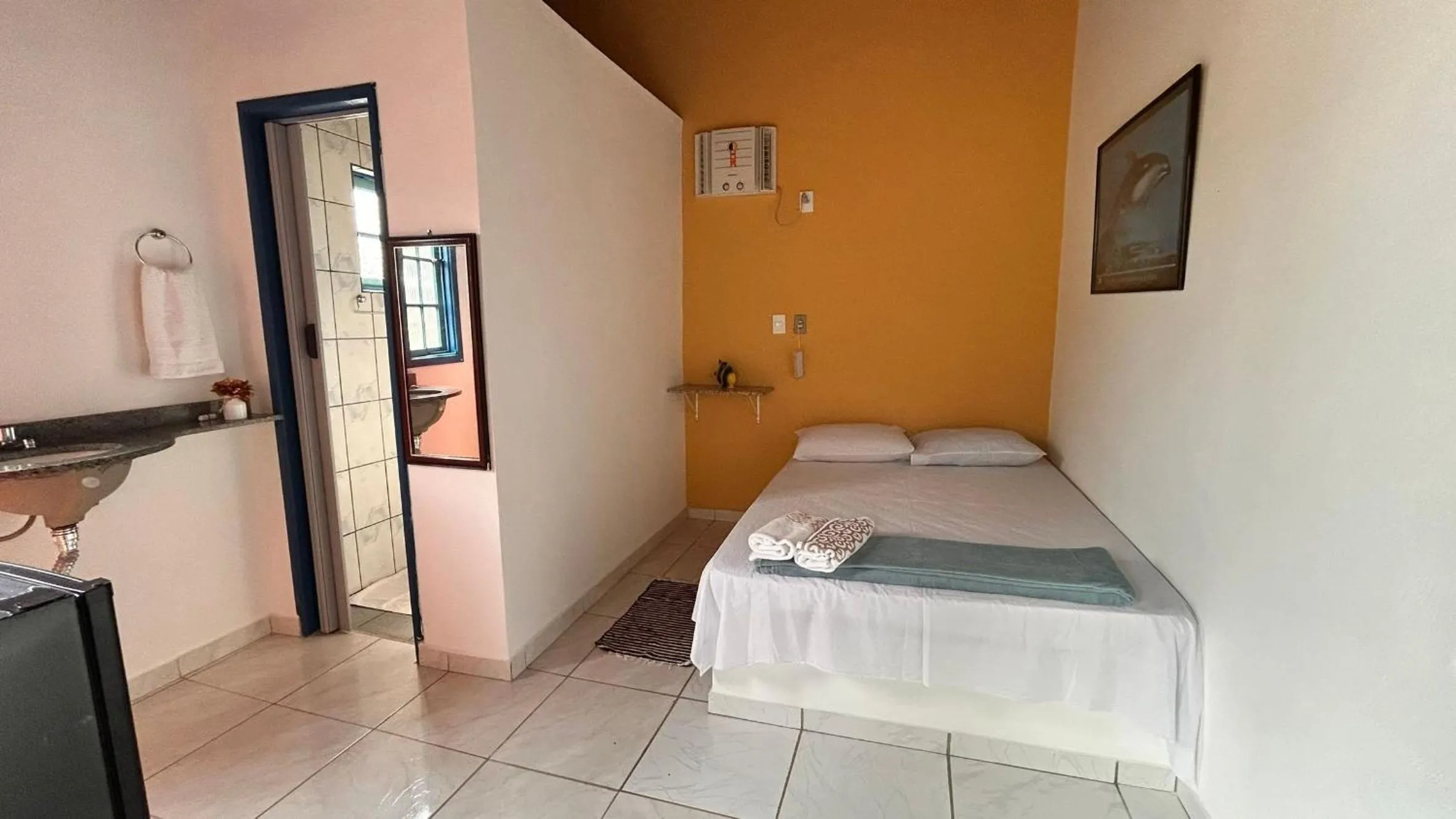 Bed in Pousada Canto do Mar Ilha Grande