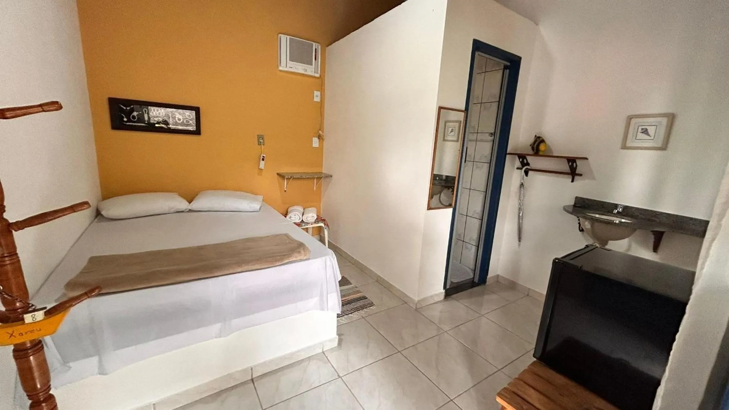 Bed in Pousada Canto do Mar Ilha Grande