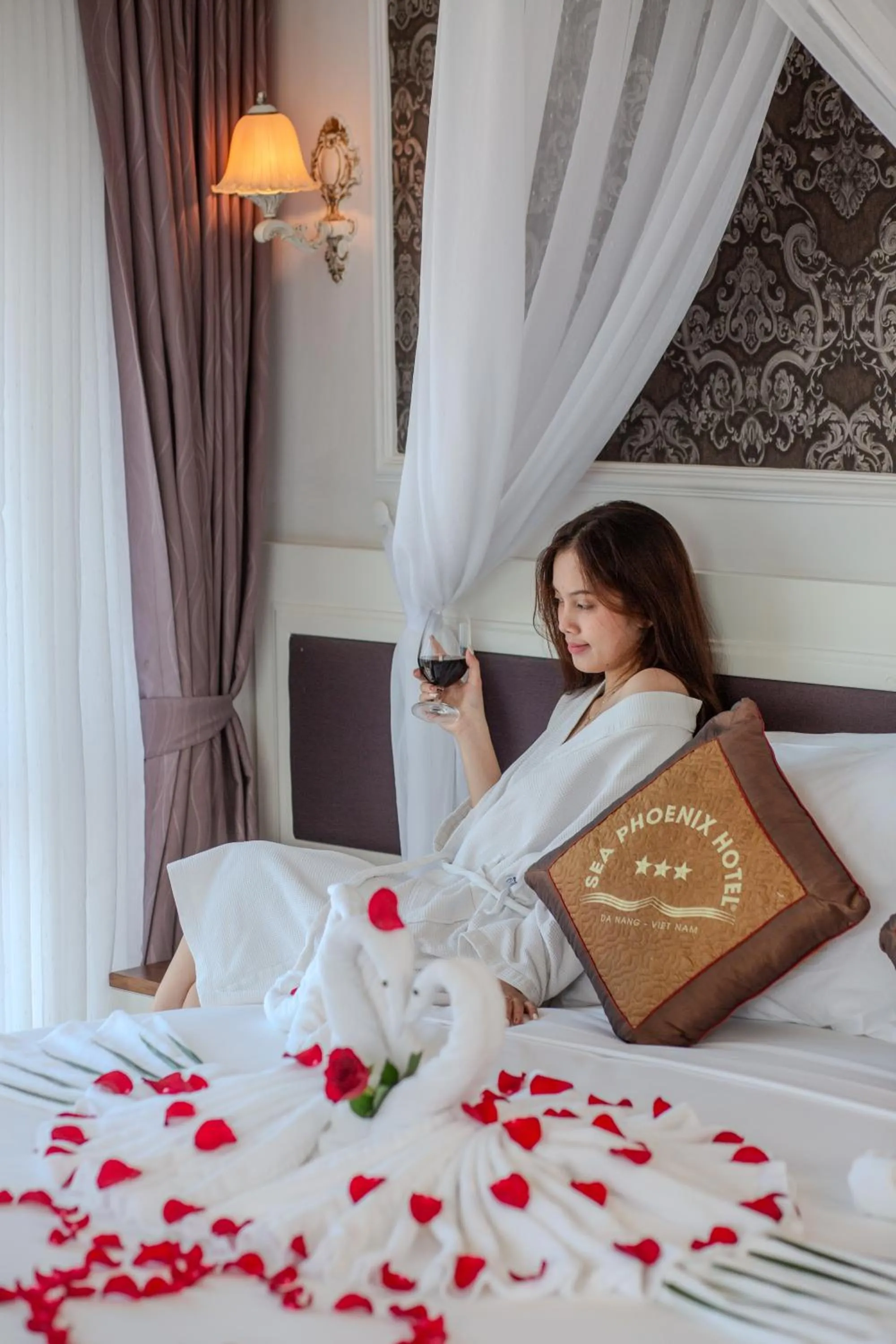 Bed in Sea Phoenix Hotel Da Nang