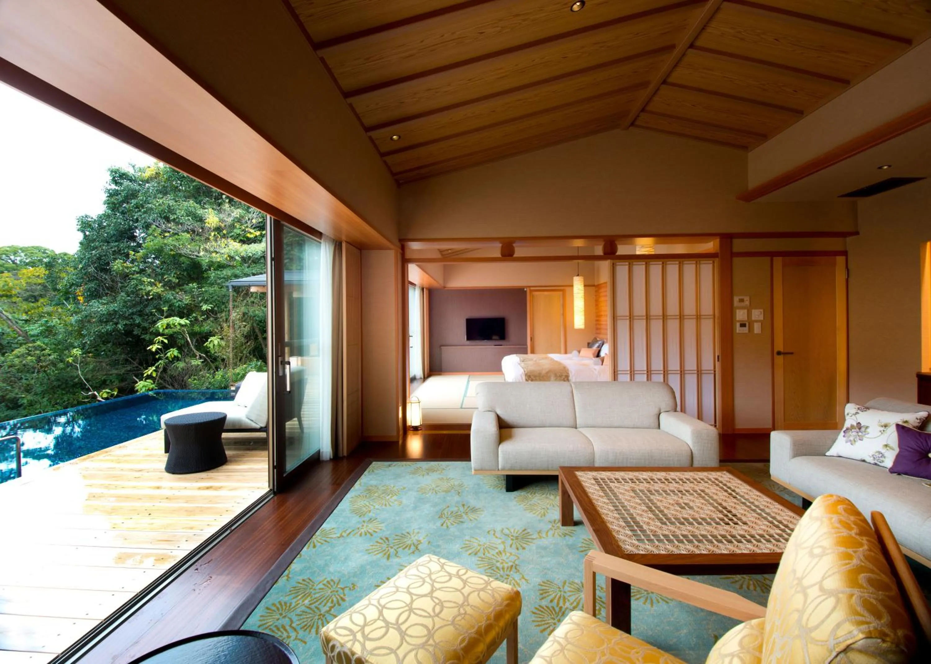 Living room in ABBA Resorts Izu - Zagyosoh