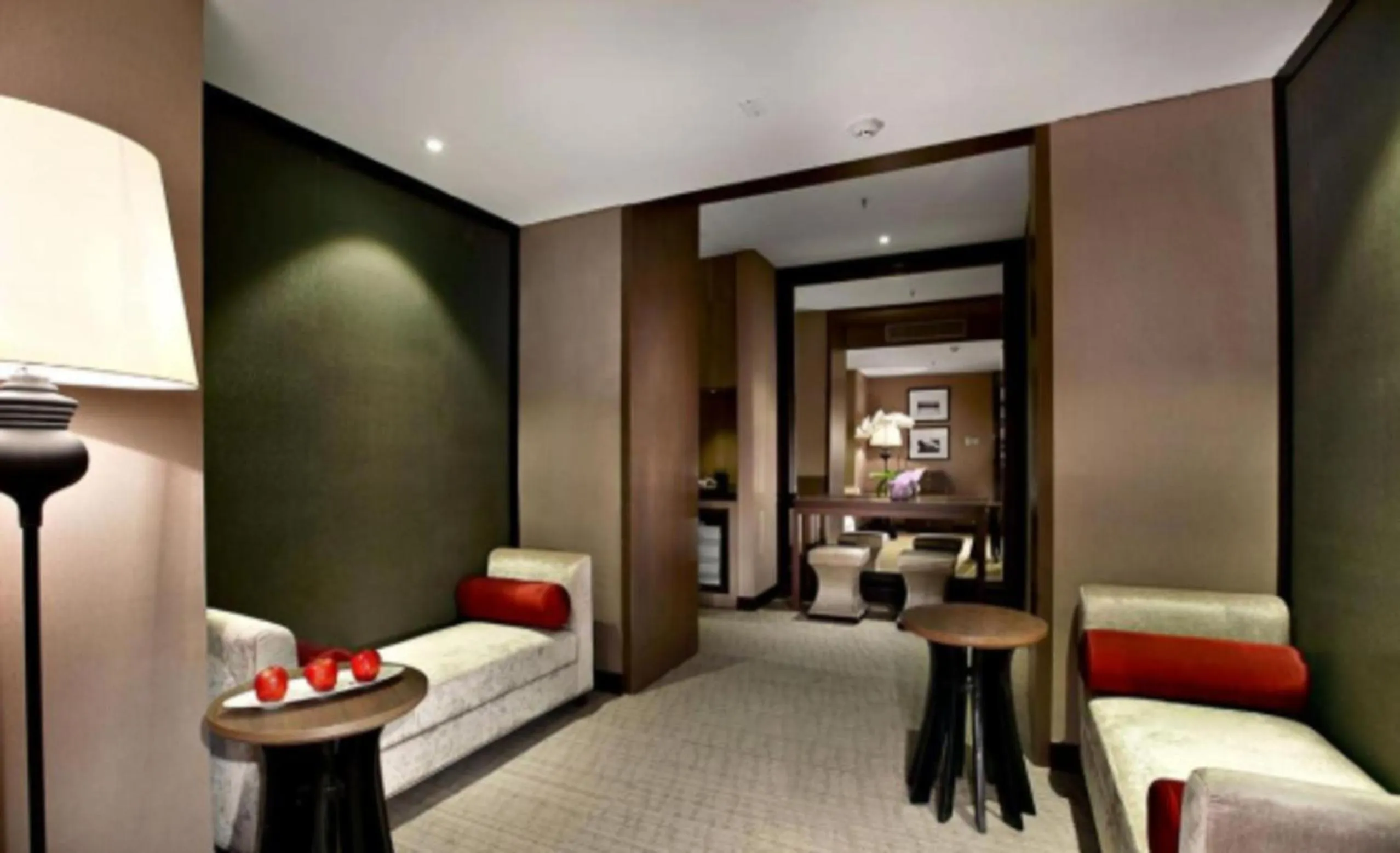 Seating area, Bed in Aston Priority Simatupang Hotel and Conference Center