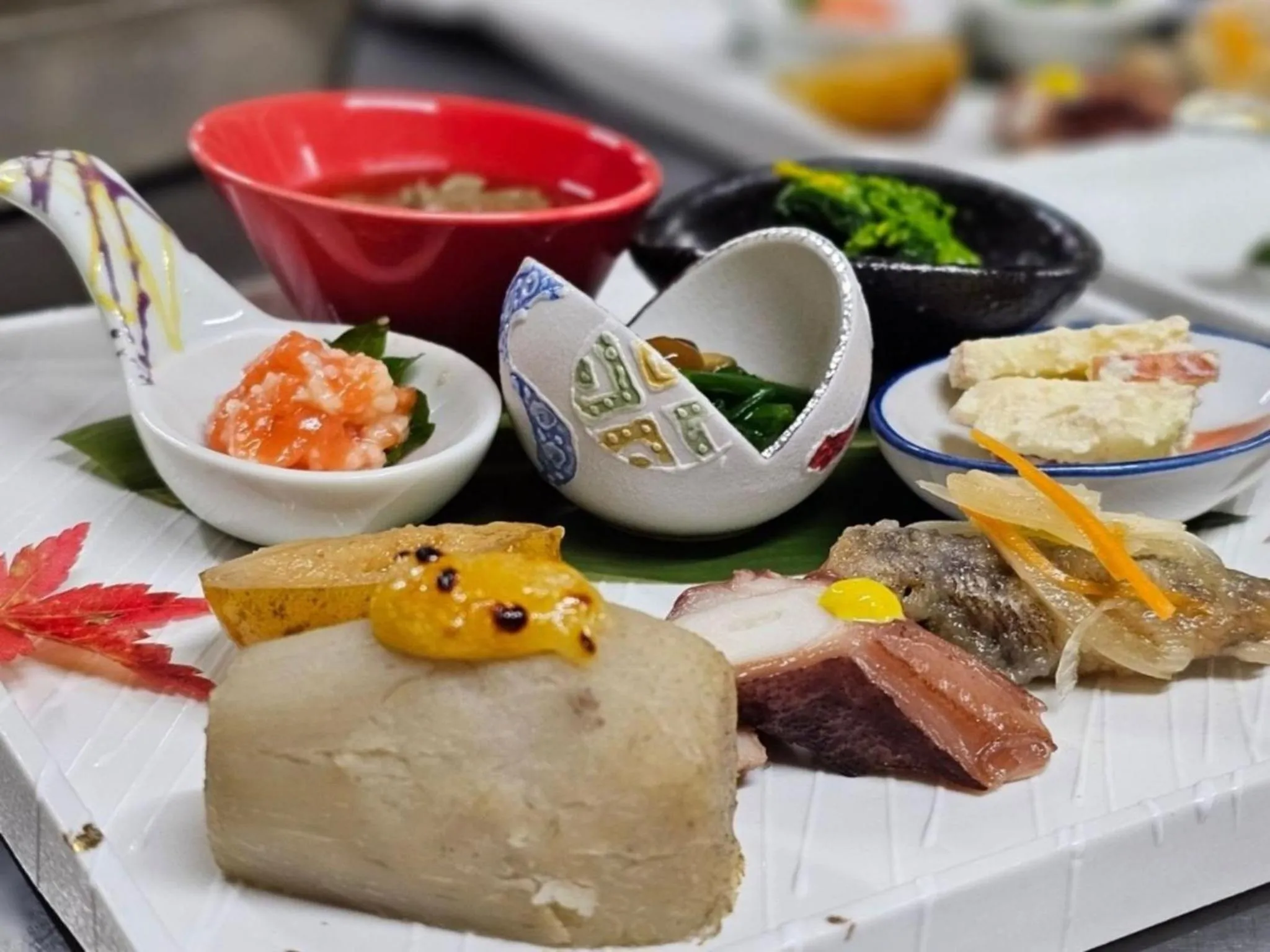 Meals in Harumiya Ryokan