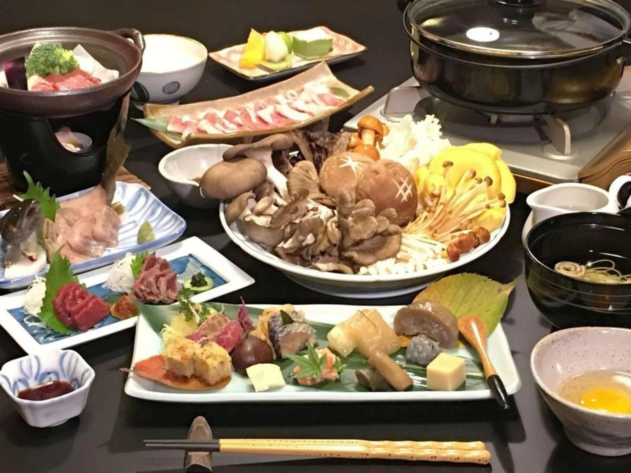 Meals in Harumiya Ryokan