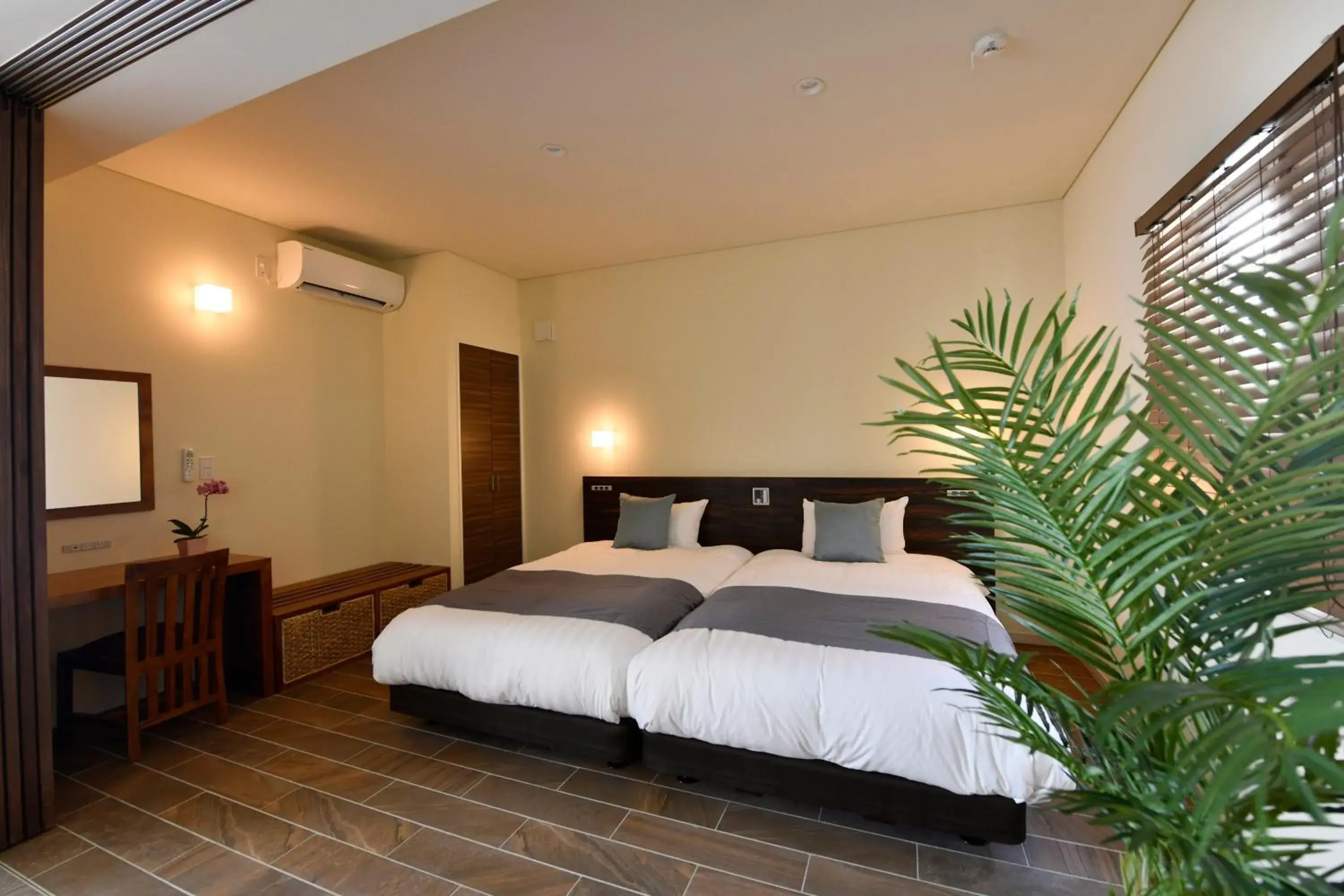 Bedroom, Bed in Feliz Villa Suite Miyakojima Ueno Bedroom, Bed in Feliz Villa Suite Miyakojima Ueno