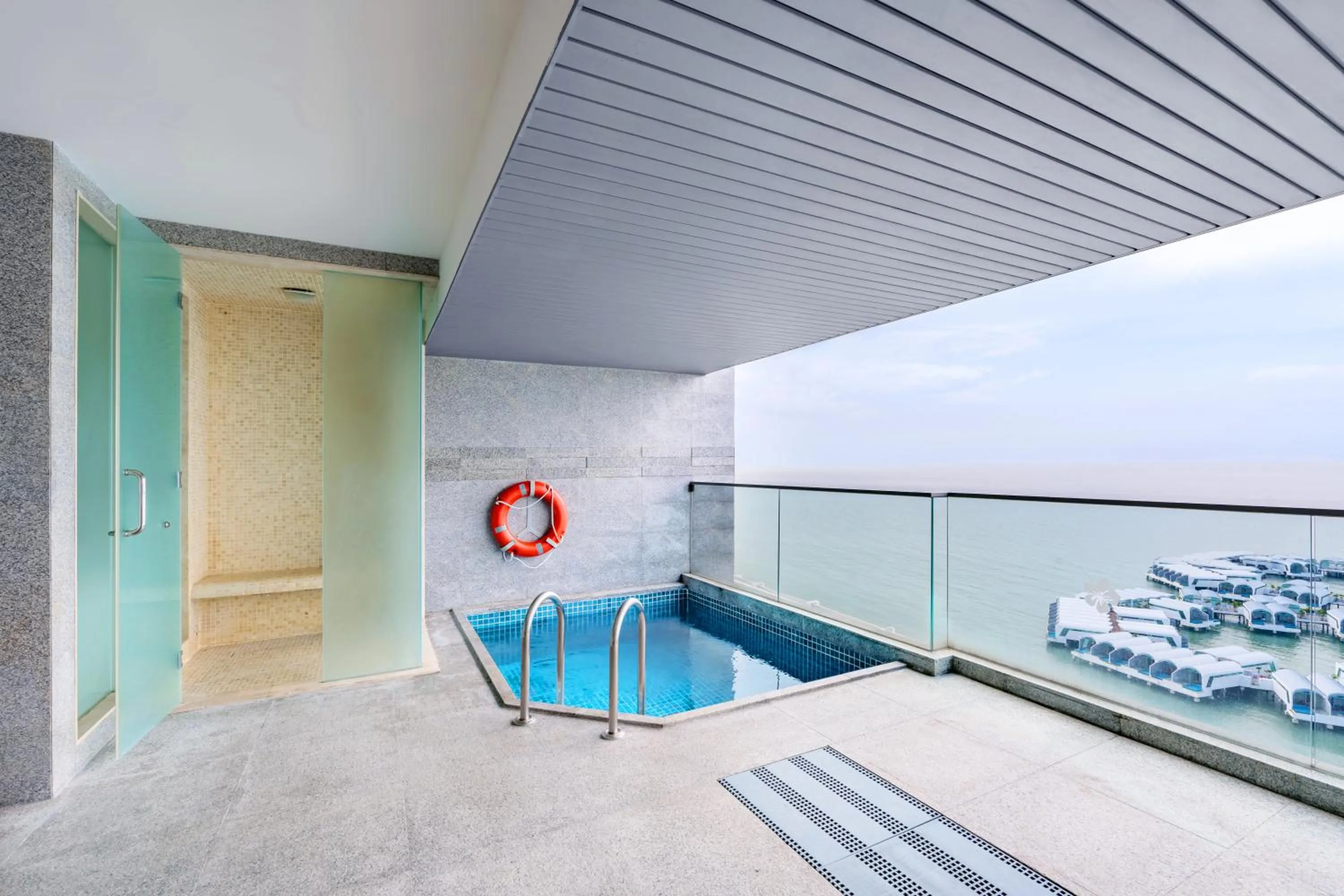 Steam room in Lexis Hibiscus Port Dickson