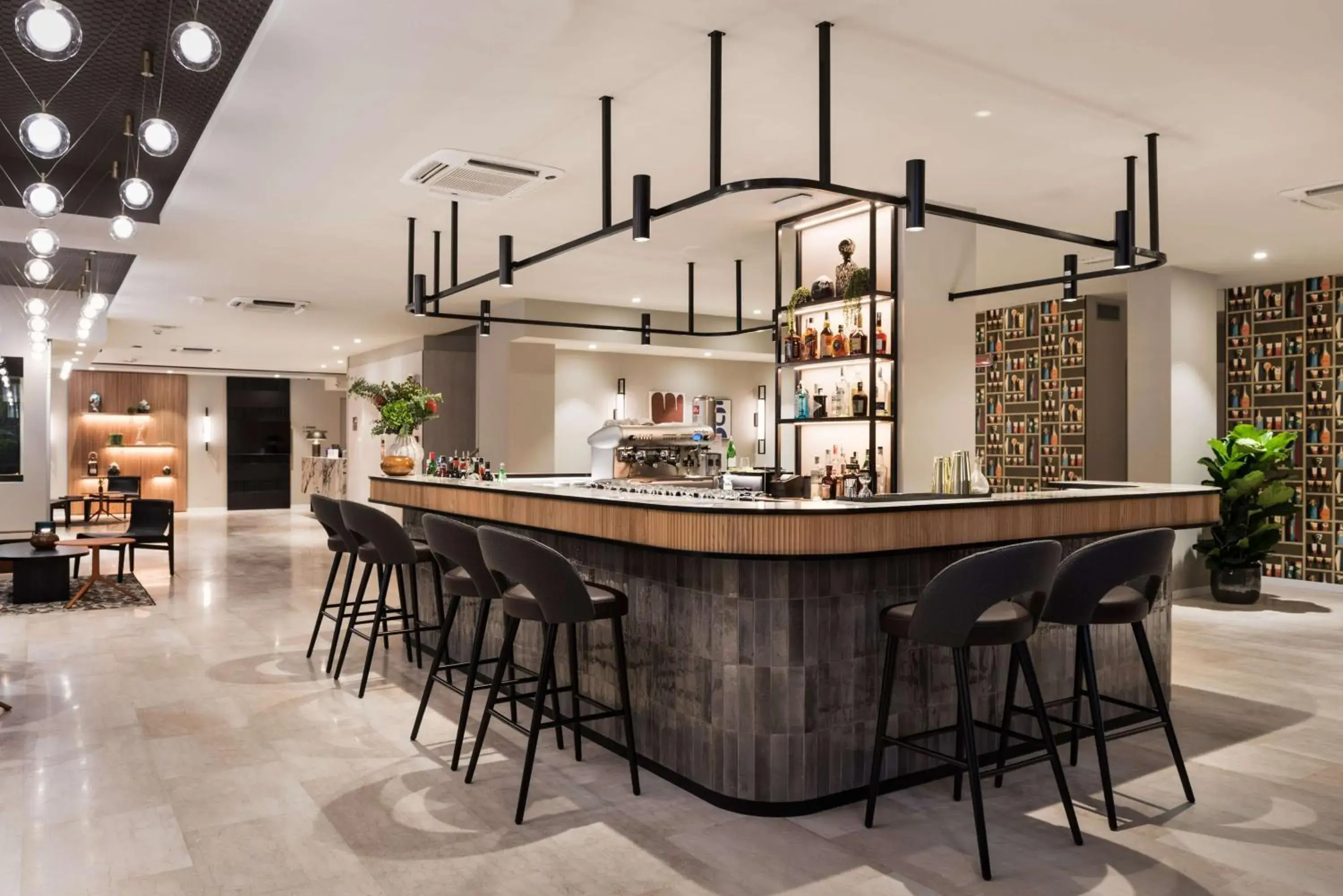 Lounge or bar in Ambasciatori Hotel Venice Mestre, Tapestry Collection by Hilton Lounge or bar in Ambasciatori Hotel Venice Mestre, Tapestry Collection by Hilton