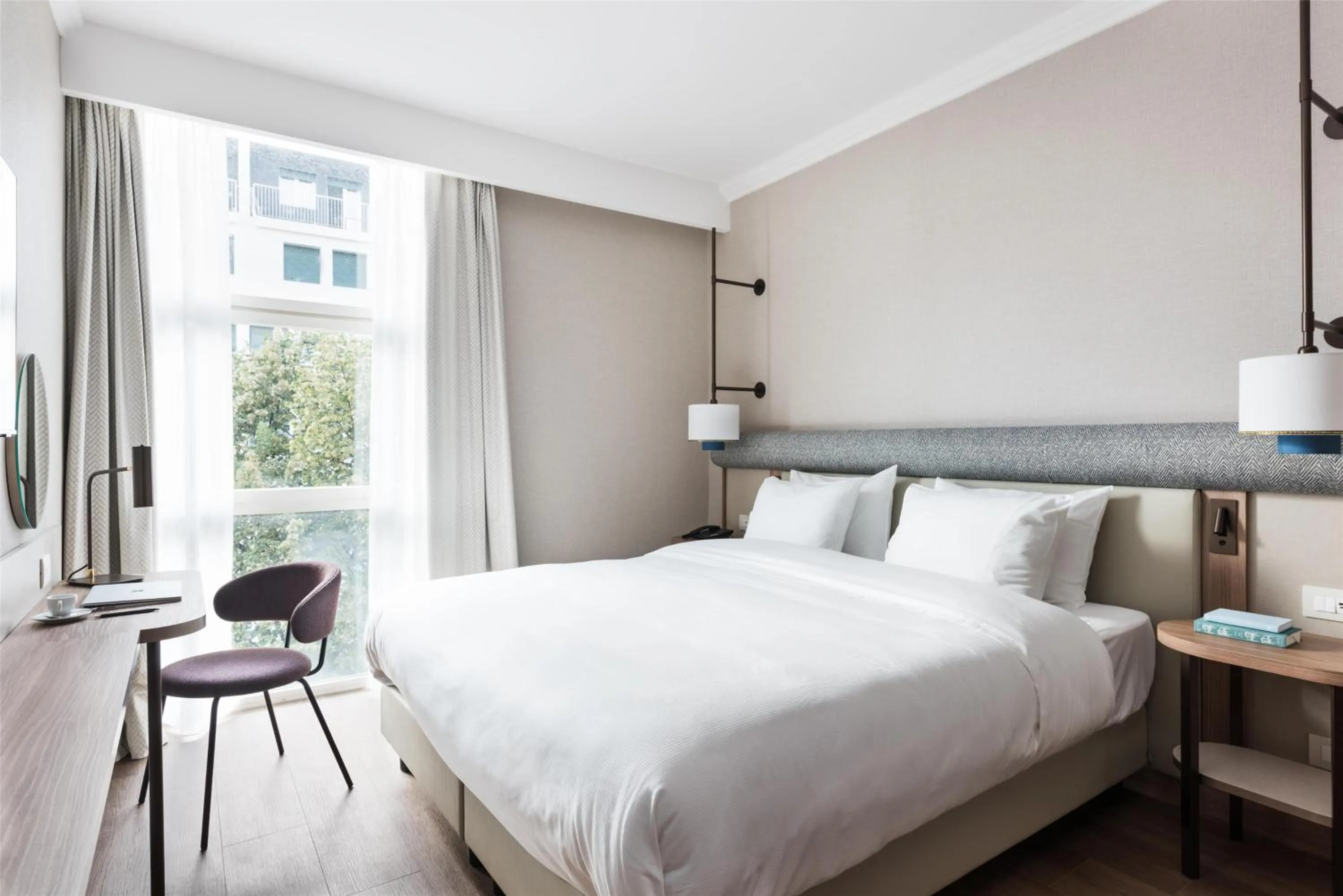 Bed in Ambasciatori Hotel Venice Mestre, Tapestry Collection by Hilton