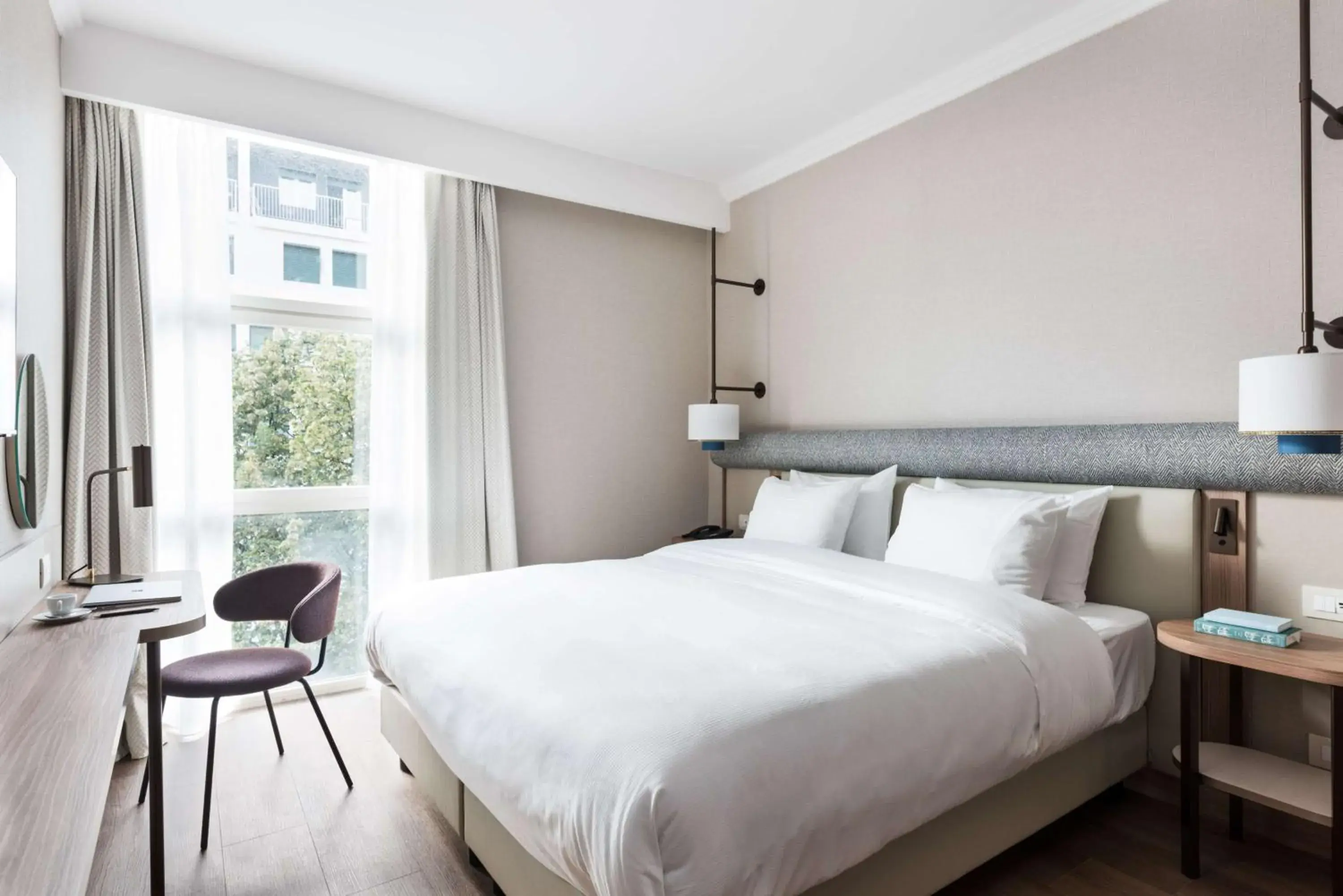 Bed in Ambasciatori Hotel Venice Mestre, Tapestry Collection by Hilton Bed in Ambasciatori Hotel Venice Mestre, Tapestry Collection by Hilton