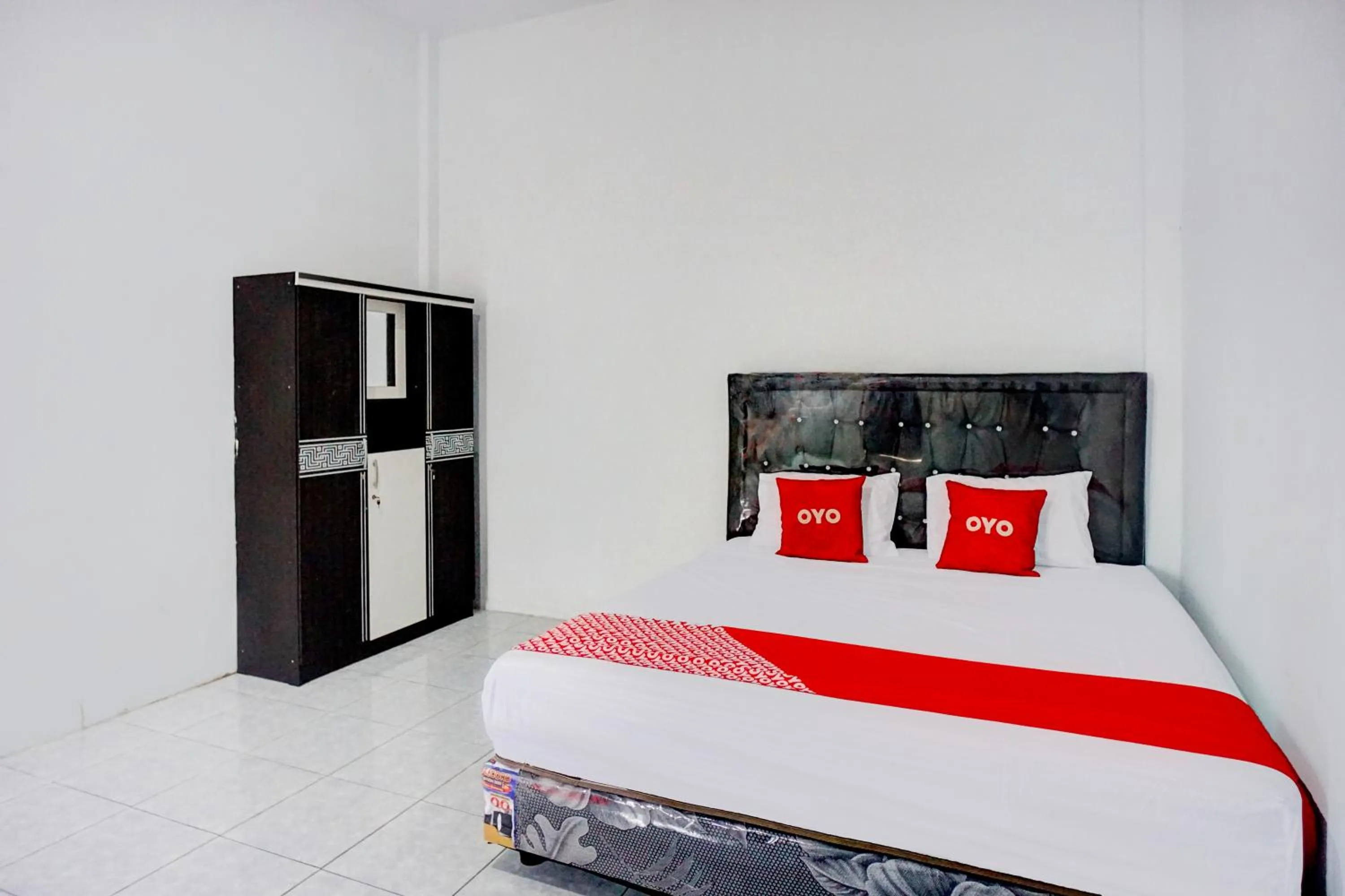 Bed in Hotel O Medan Timur Near Rsu Madani