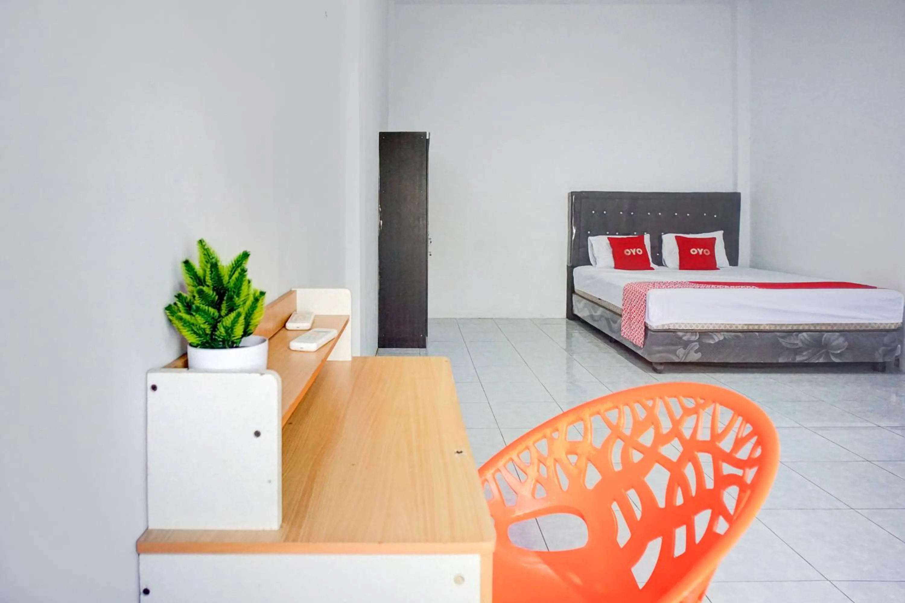 Bed in Hotel O Medan Timur Near Rsu Madani