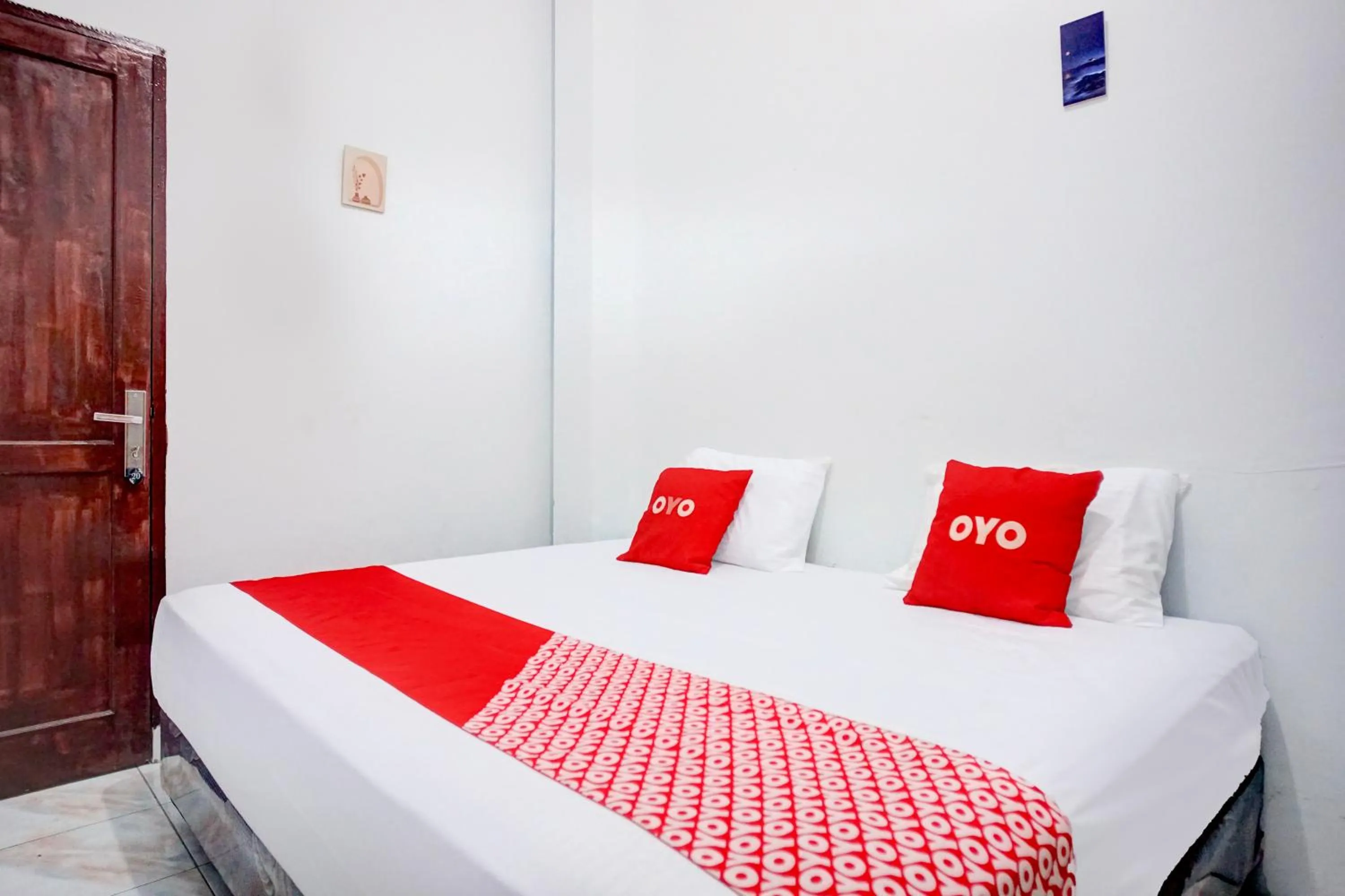 Bed in Hotel O Medan Timur Near Rsu Madani