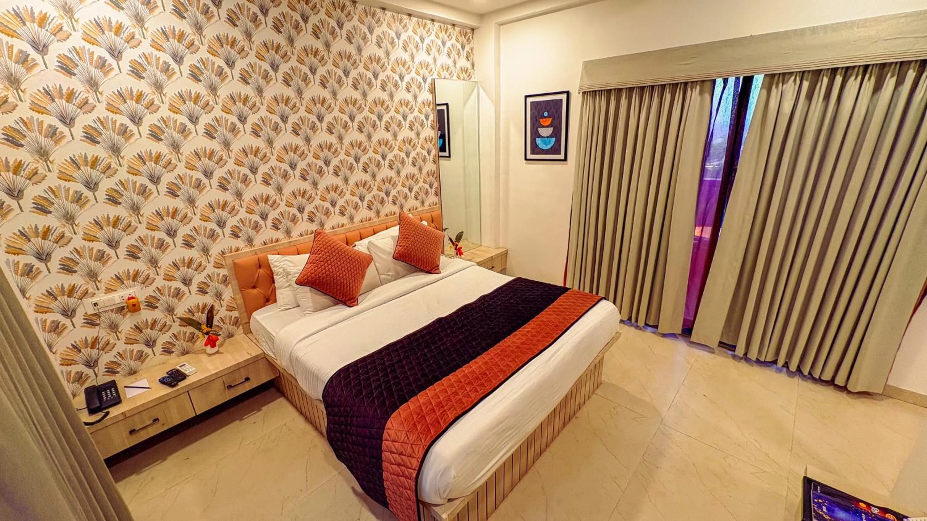 Bedroom, Bed in Regenta Bharti Amusement & Adventure Resort Pune, Urulikanchan