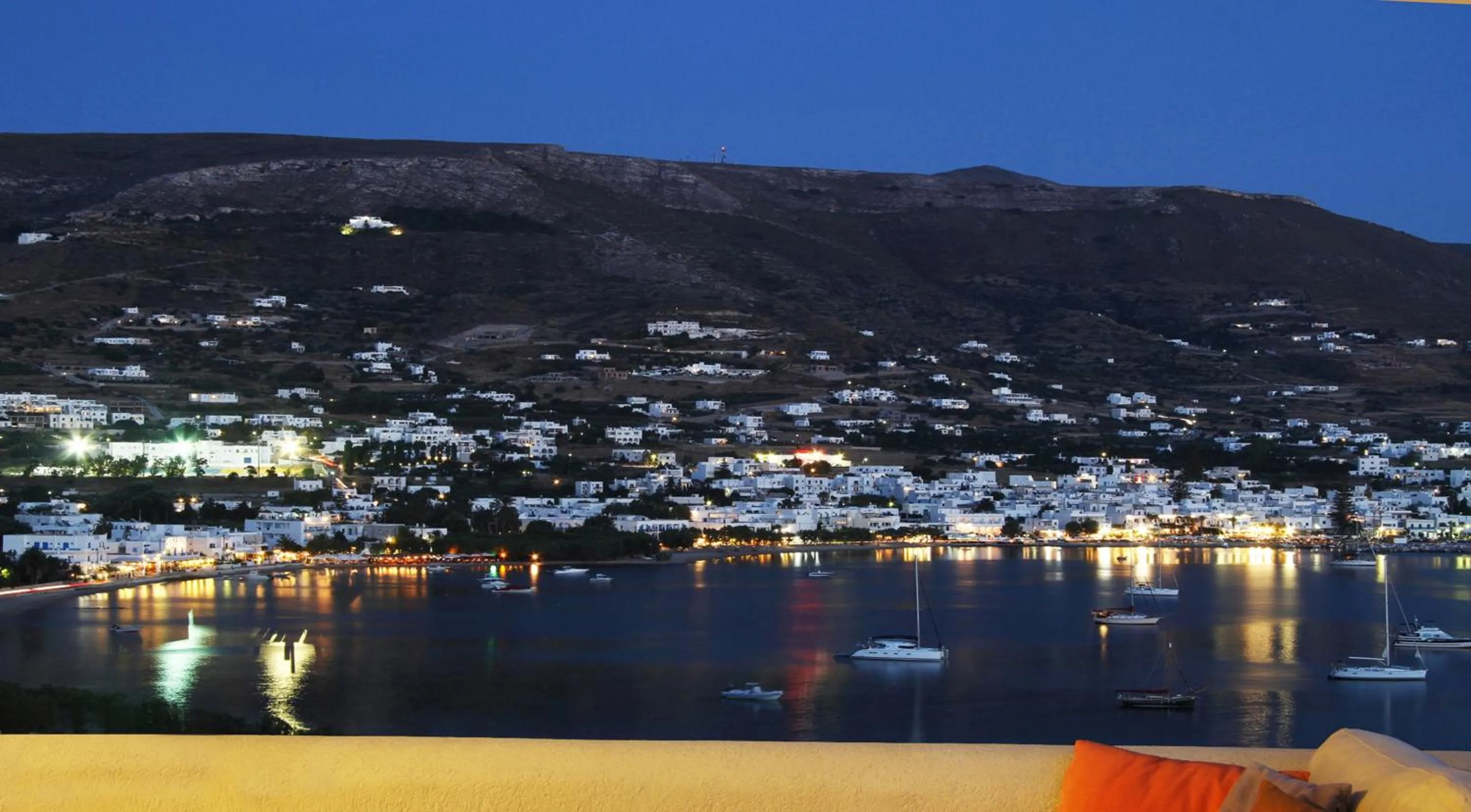 Sea view in Paros Paradise Apartments