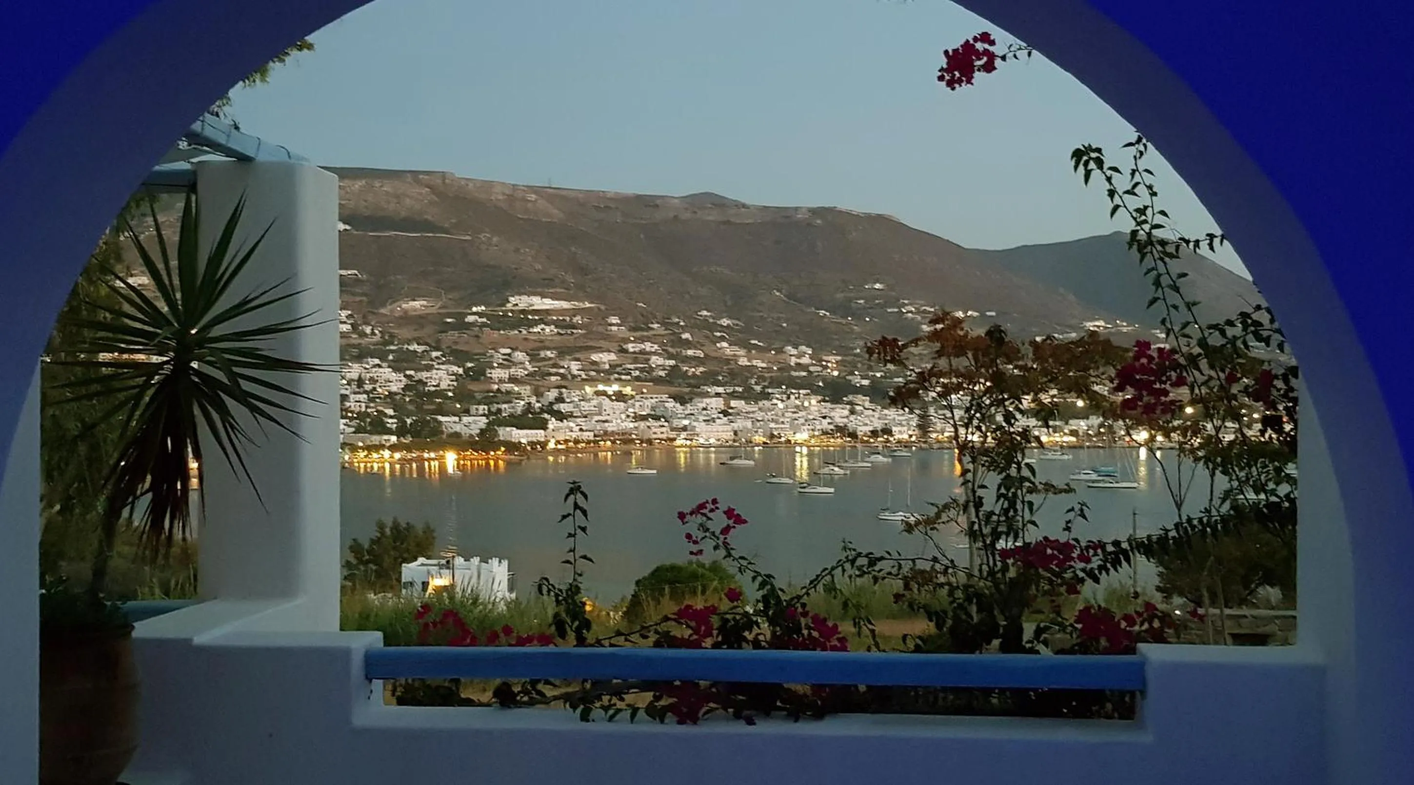 Sea view in Paros Paradise Apartments