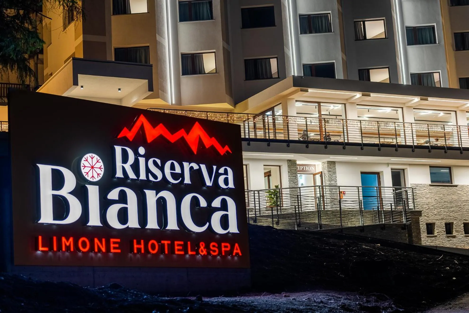 Property building in Riserva Bianca Limone Hotel & SPA