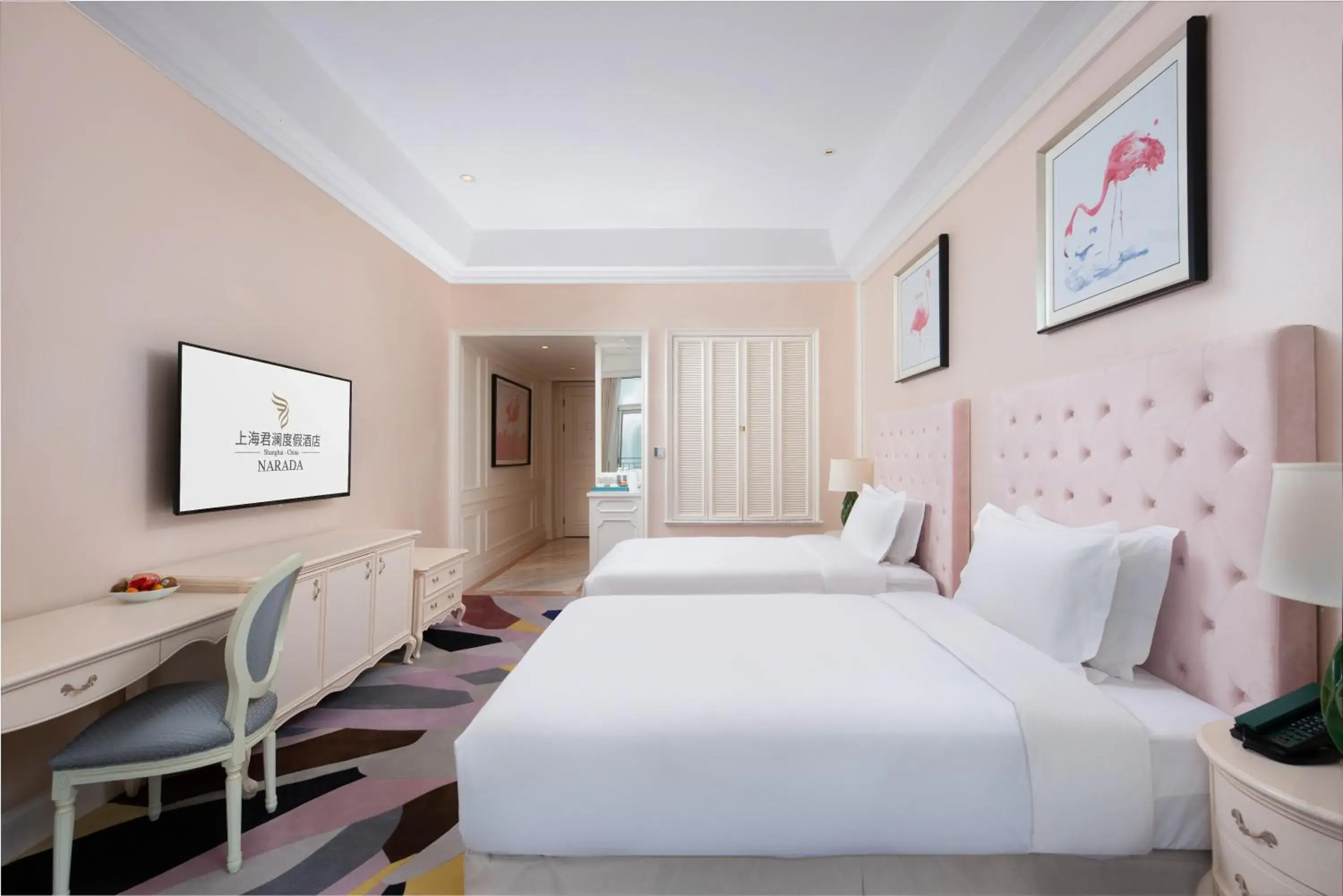 Twin Room with Balcony in NARADA Resort Shanghai Hotel Disney Store Twin Room with Balcony in NARADA Resort Shanghai Hotel Disney Store