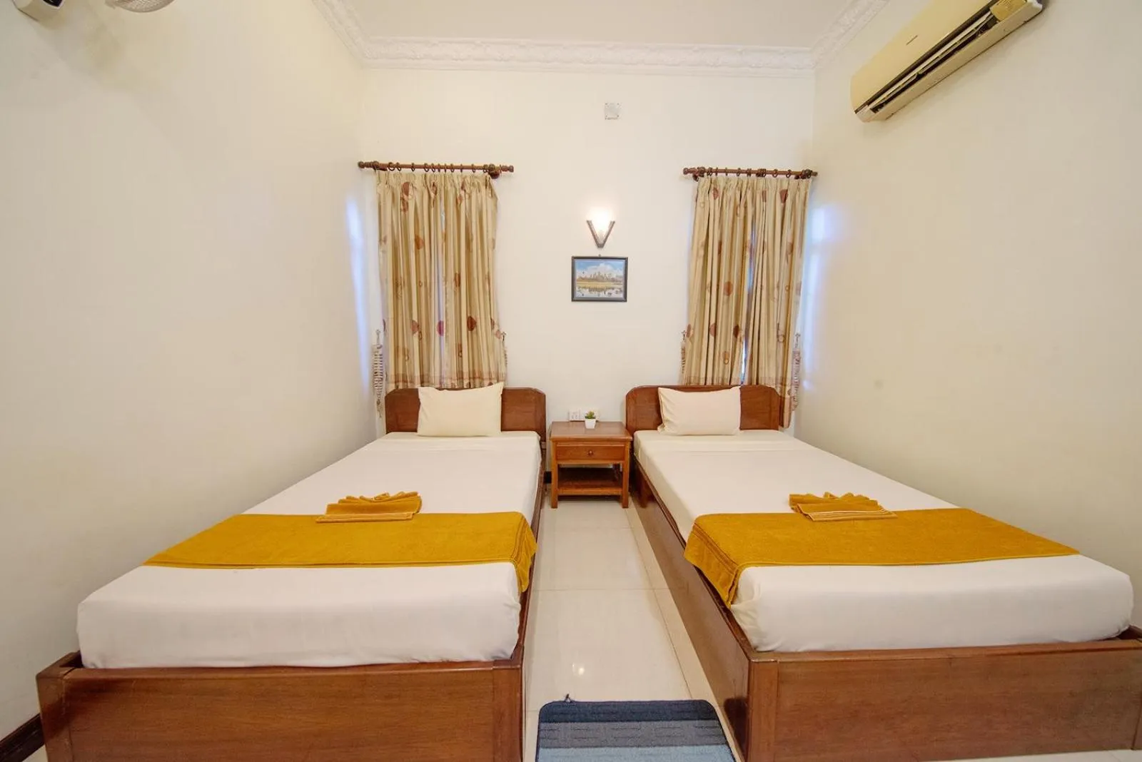 Bed in Twin Villa Siem Reap