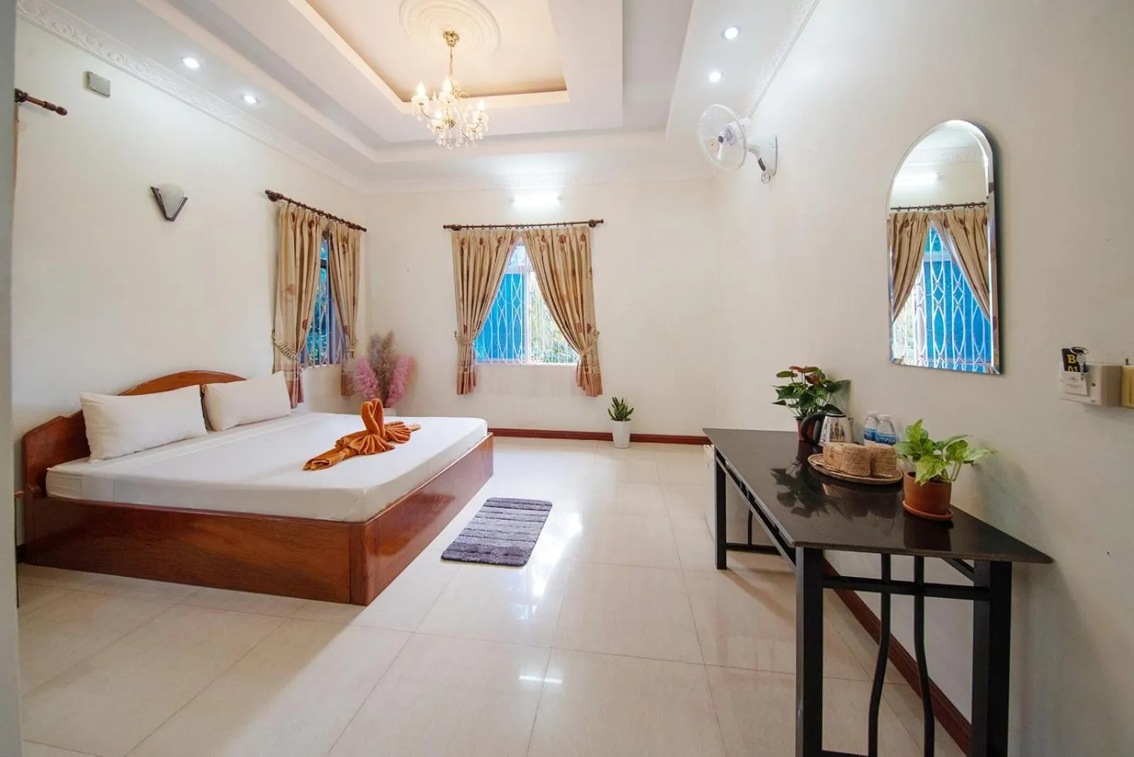 Bed in Twin Villa Siem Reap